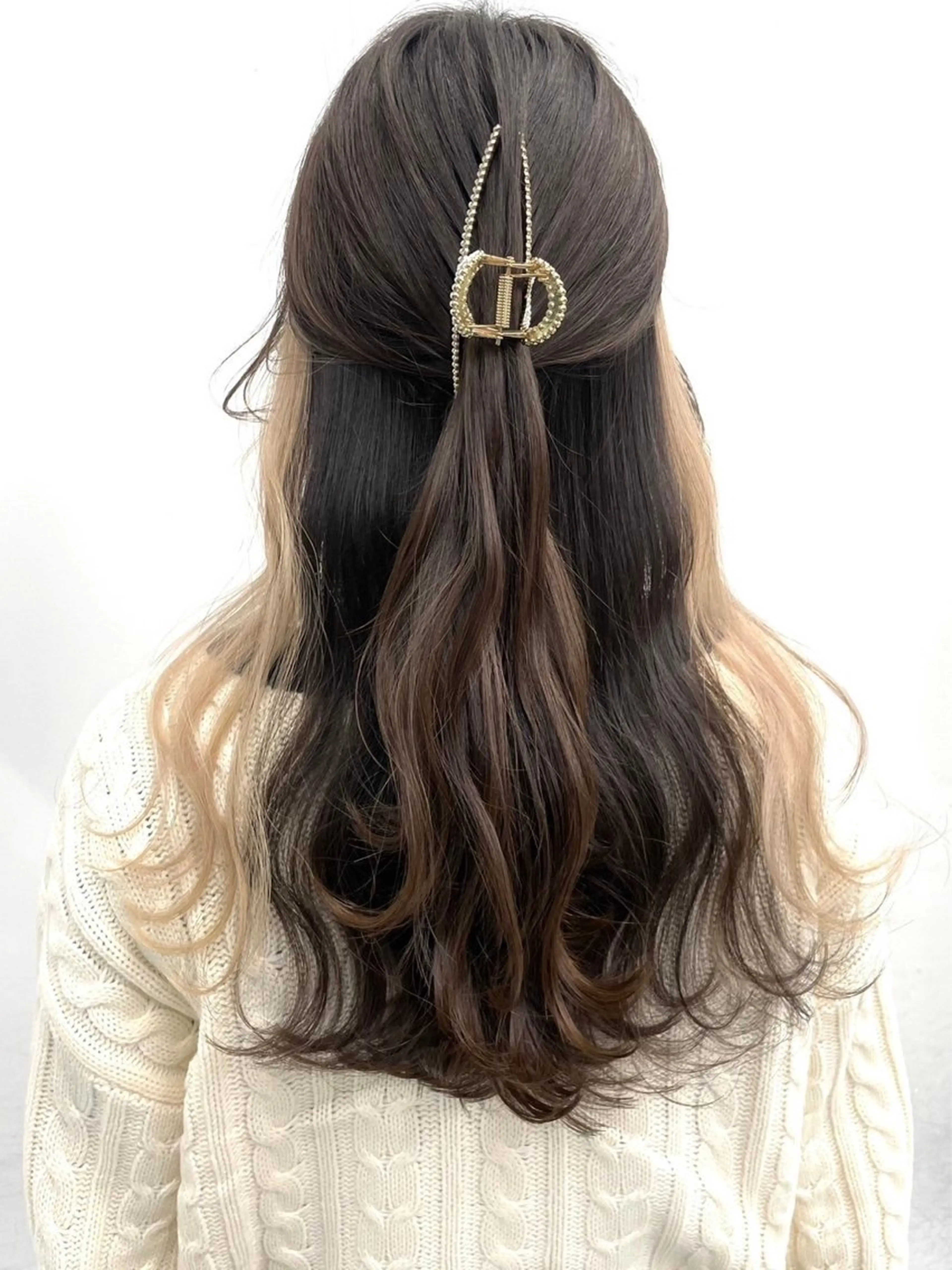 ロング カラー パーマ ロング amble luxe 髪質改善 💕のヘアスタイル