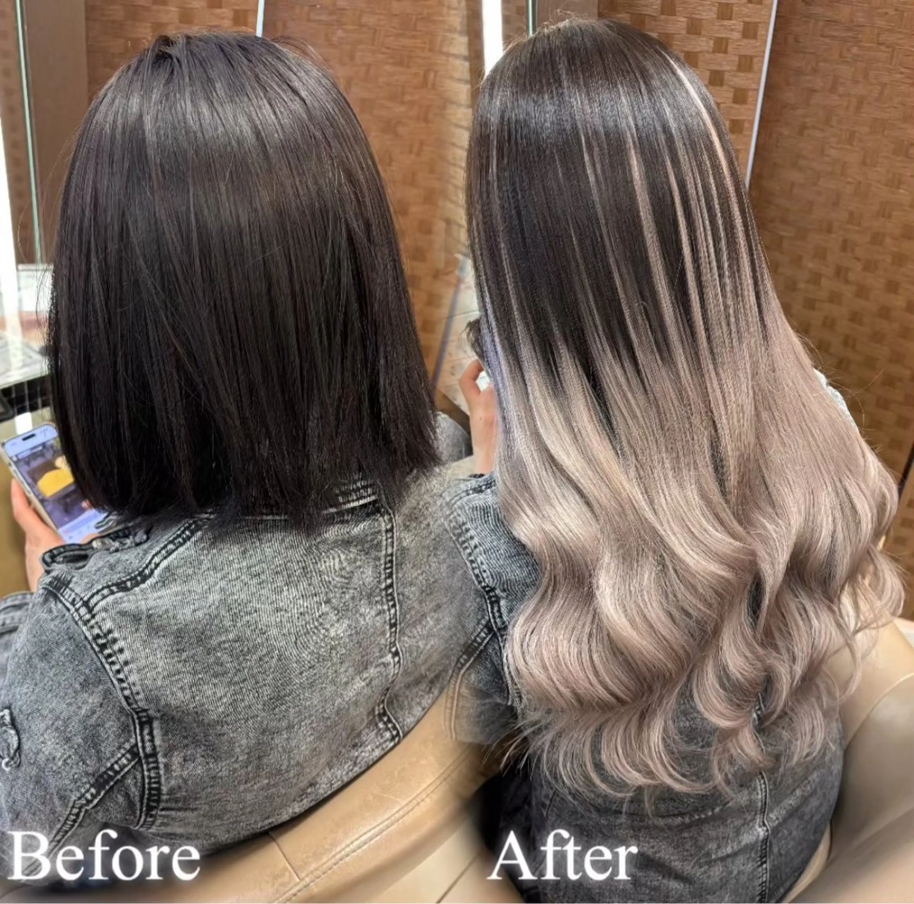 ミディアム エクステ 💎シールエクステ 横浜駅徒歩５分💎のヘアスタイル