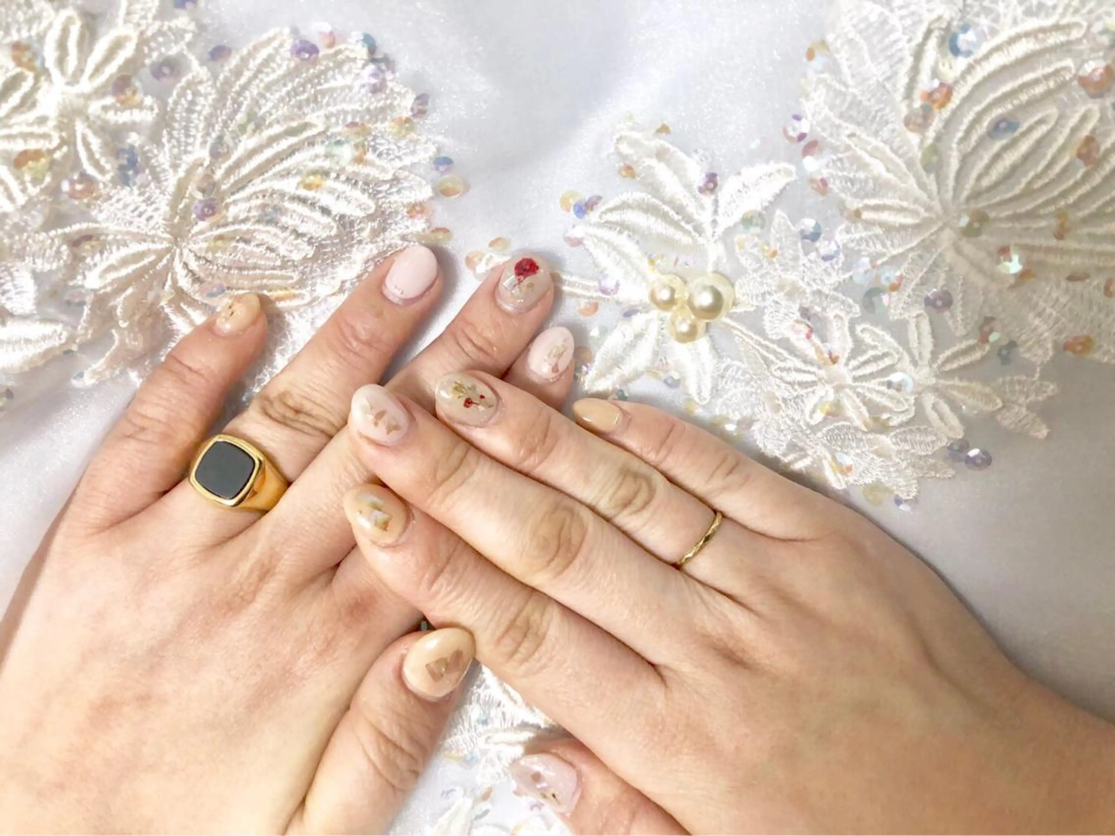 ネイル ブライダルネイル ハンドネイル Nail salon Museのネイルデザイン