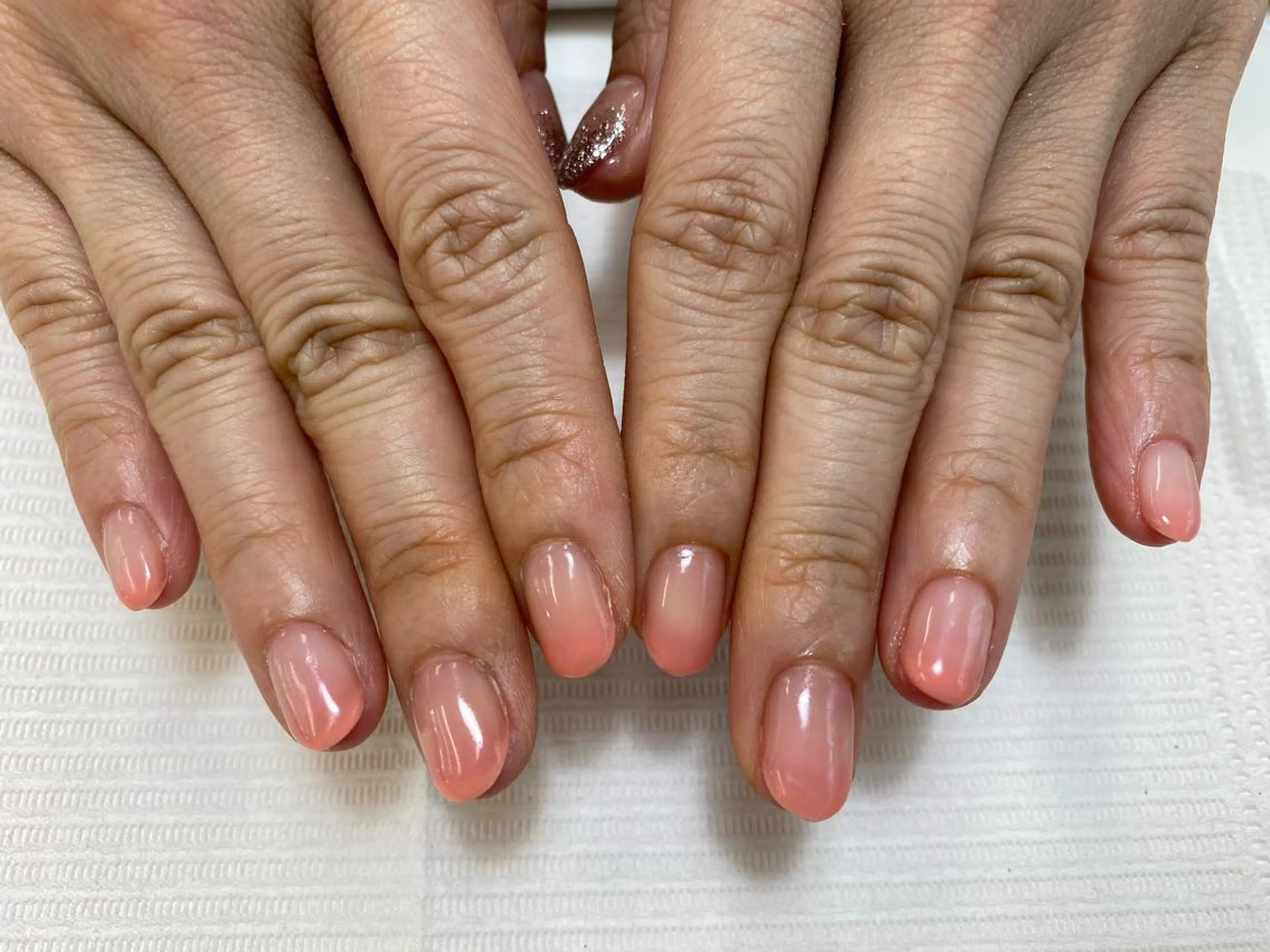 カラー 巻き爪補正 Umber　Miyaのネイルデザイン