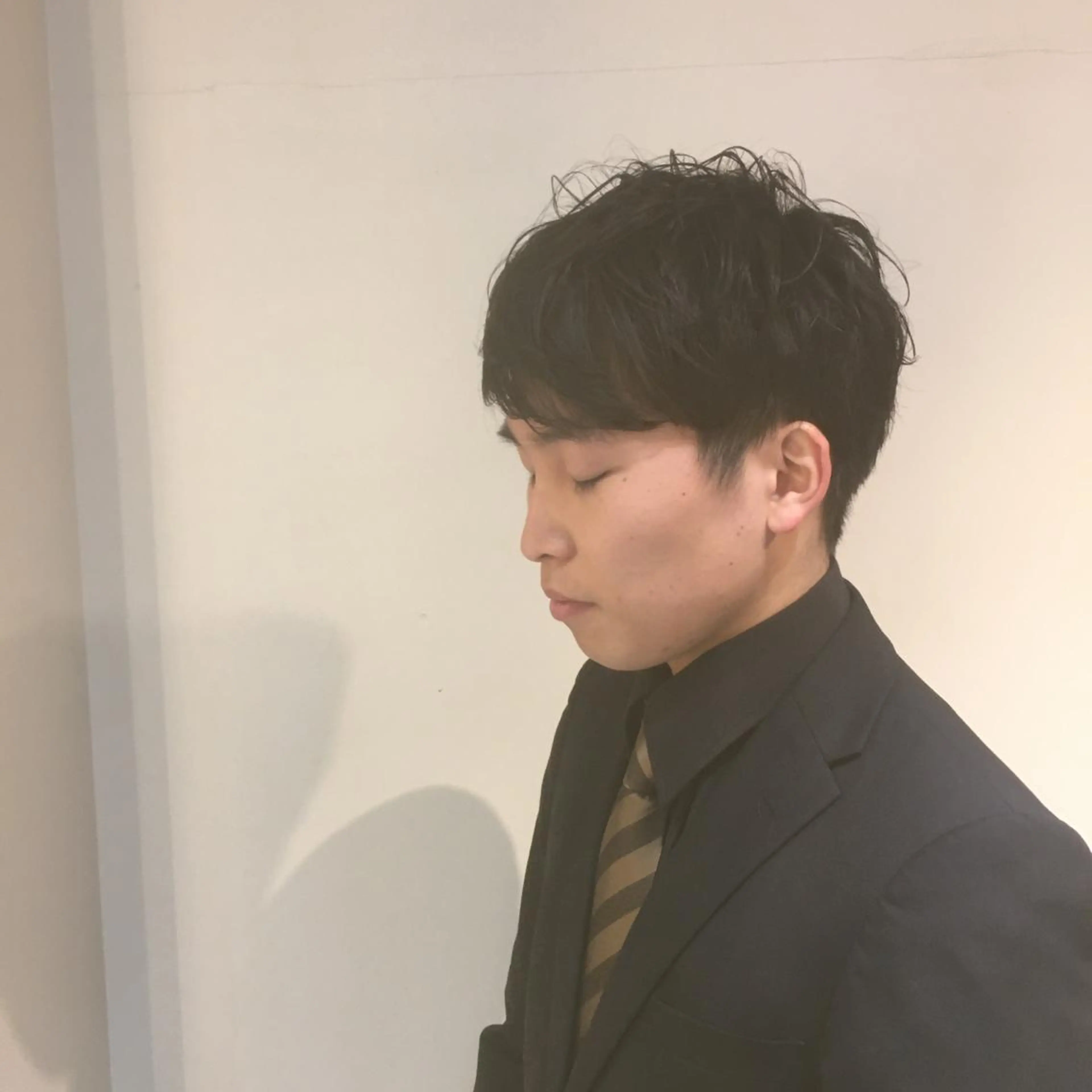 ショート パーマ メンズ メンズパーマ カット しのはら まどかのヘアスタイル