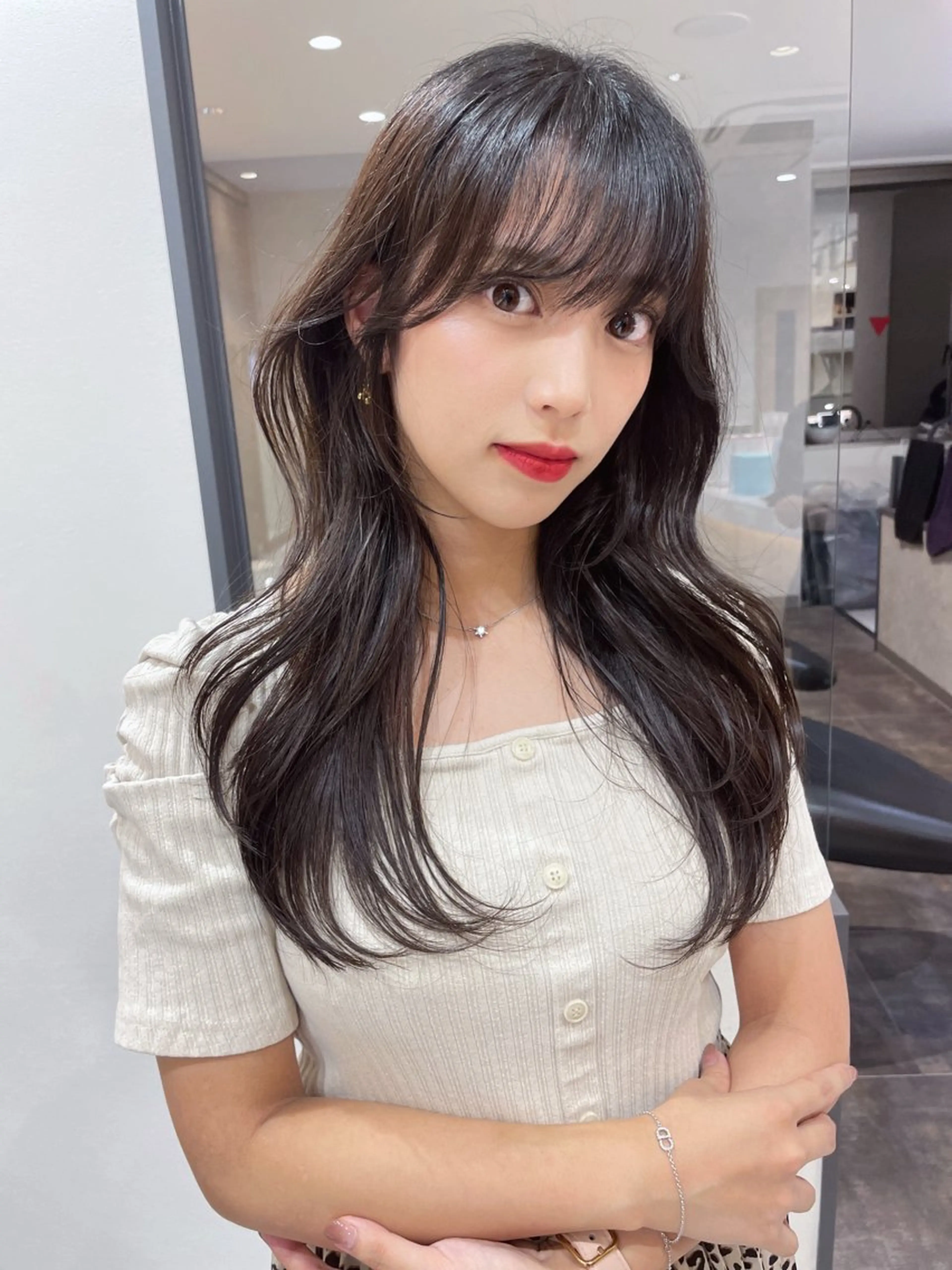 セミロング カラー Rita/髪質改善 /透明感カラーのヘアスタイル