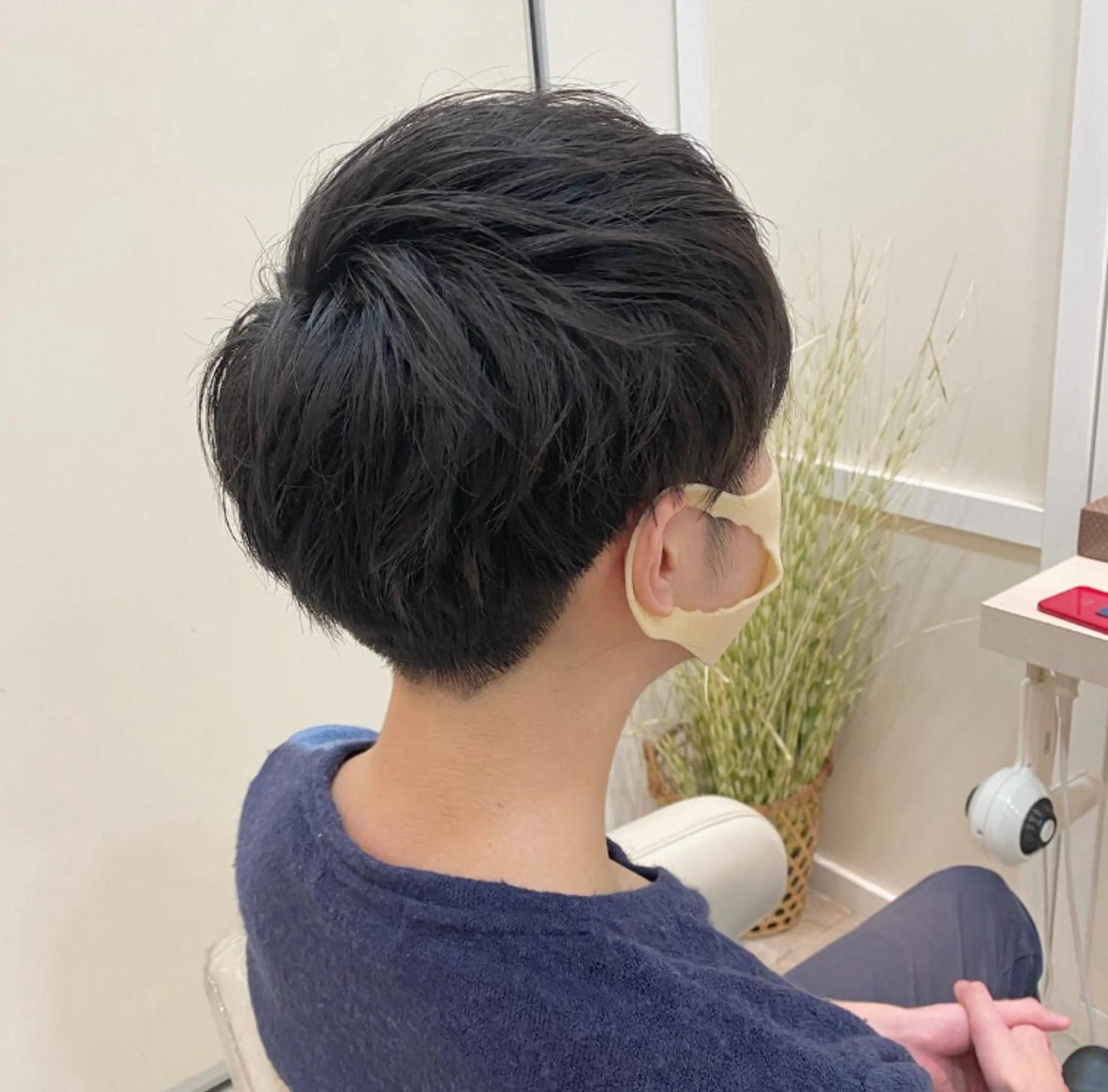 メンズ マッシュ ハイトーン/ピンク 🎀山岸 沙弥香のヘアスタイル