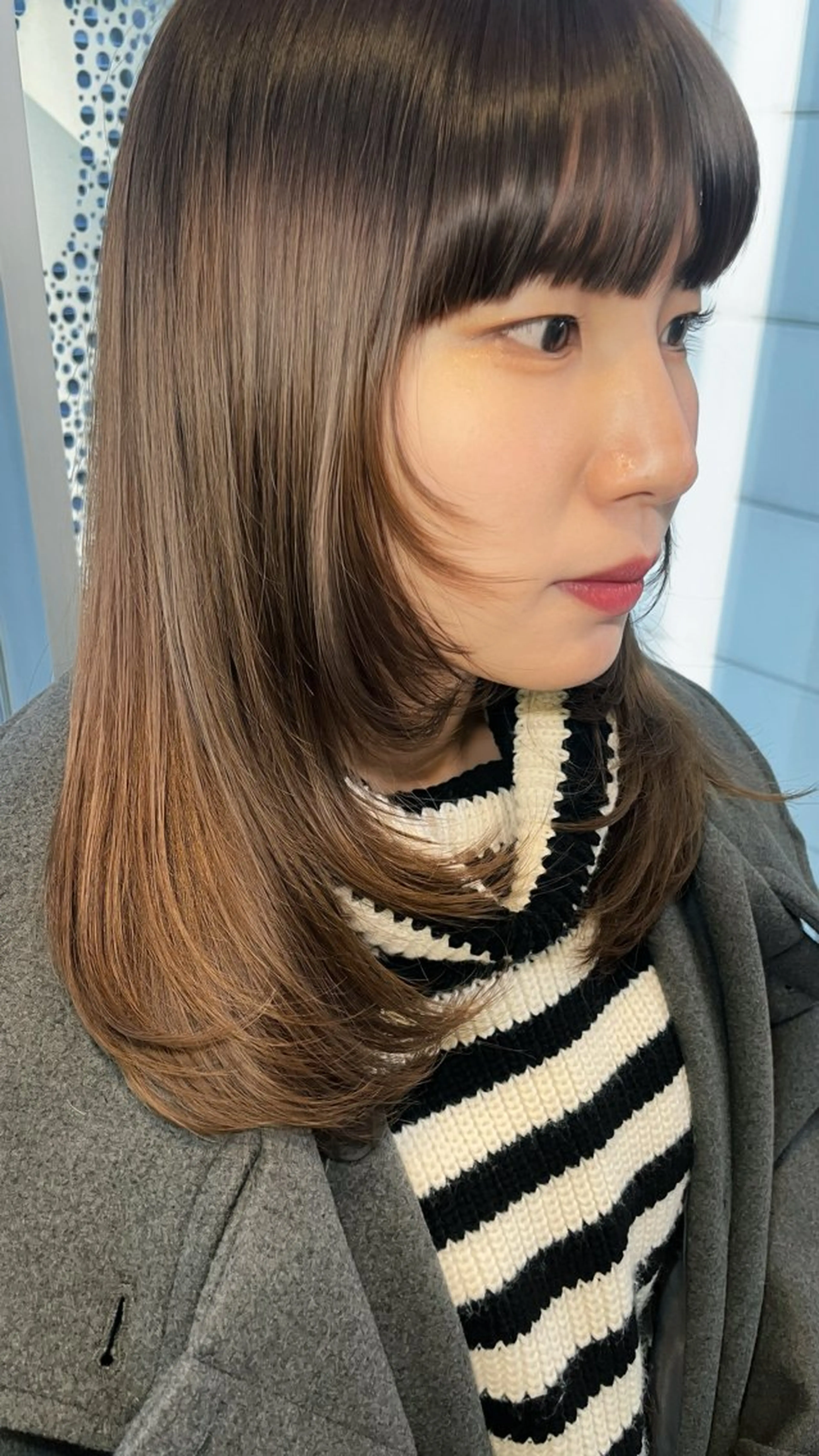 ロング カット ヘアカラー トリートメント レイヤー/デジパ SAKIのヘアスタイル