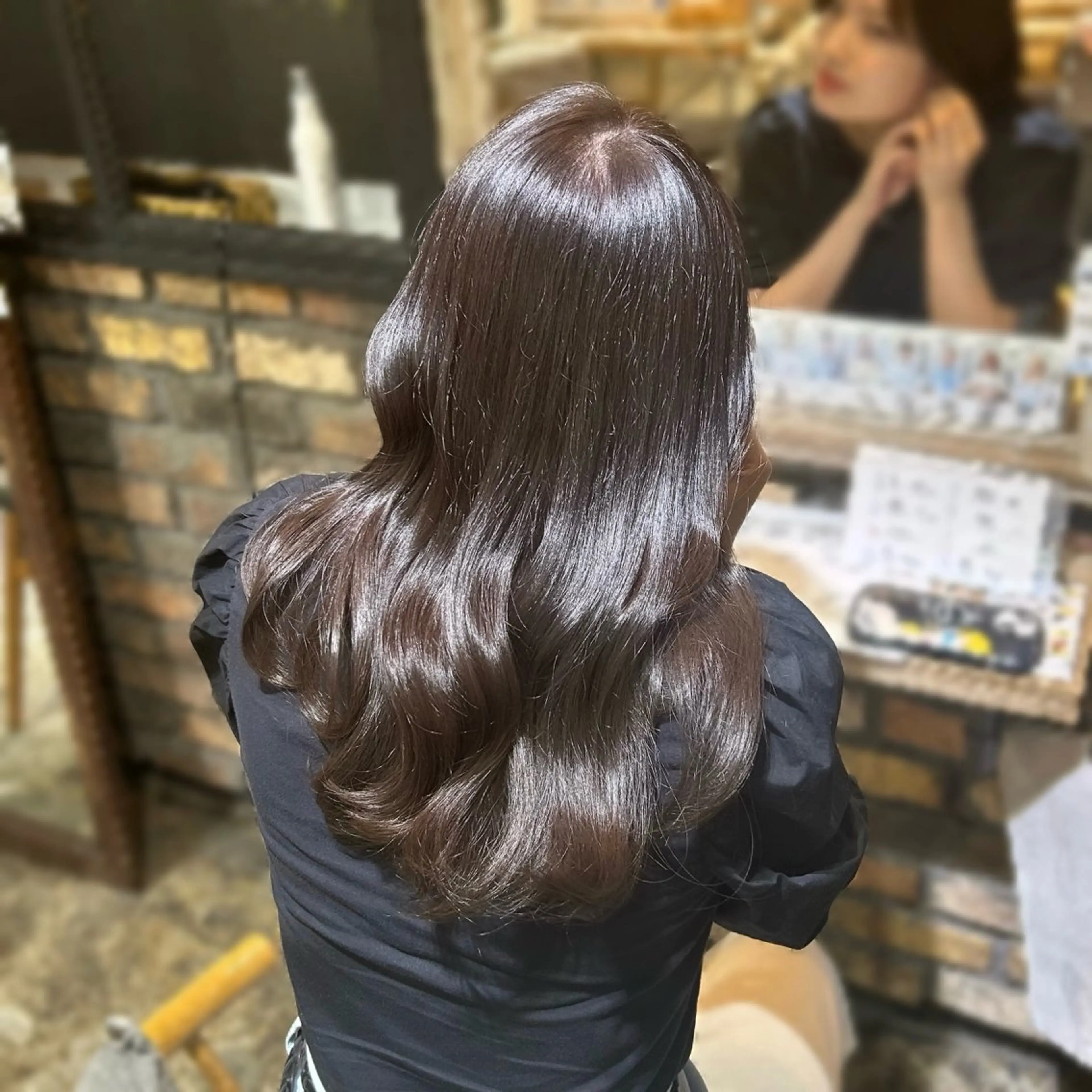 【🩰人気NO.3🩰】カット+選べるイルミナorアディクシーカラー+艶髪7step treatment✨の写真