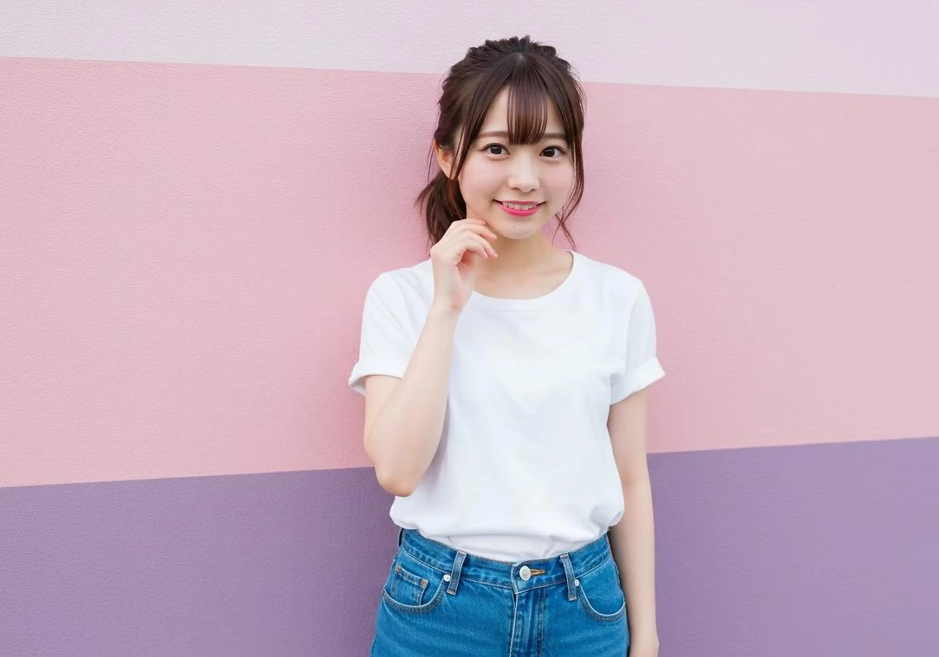 セミロング 高堰 朱羽のヘアスタイル