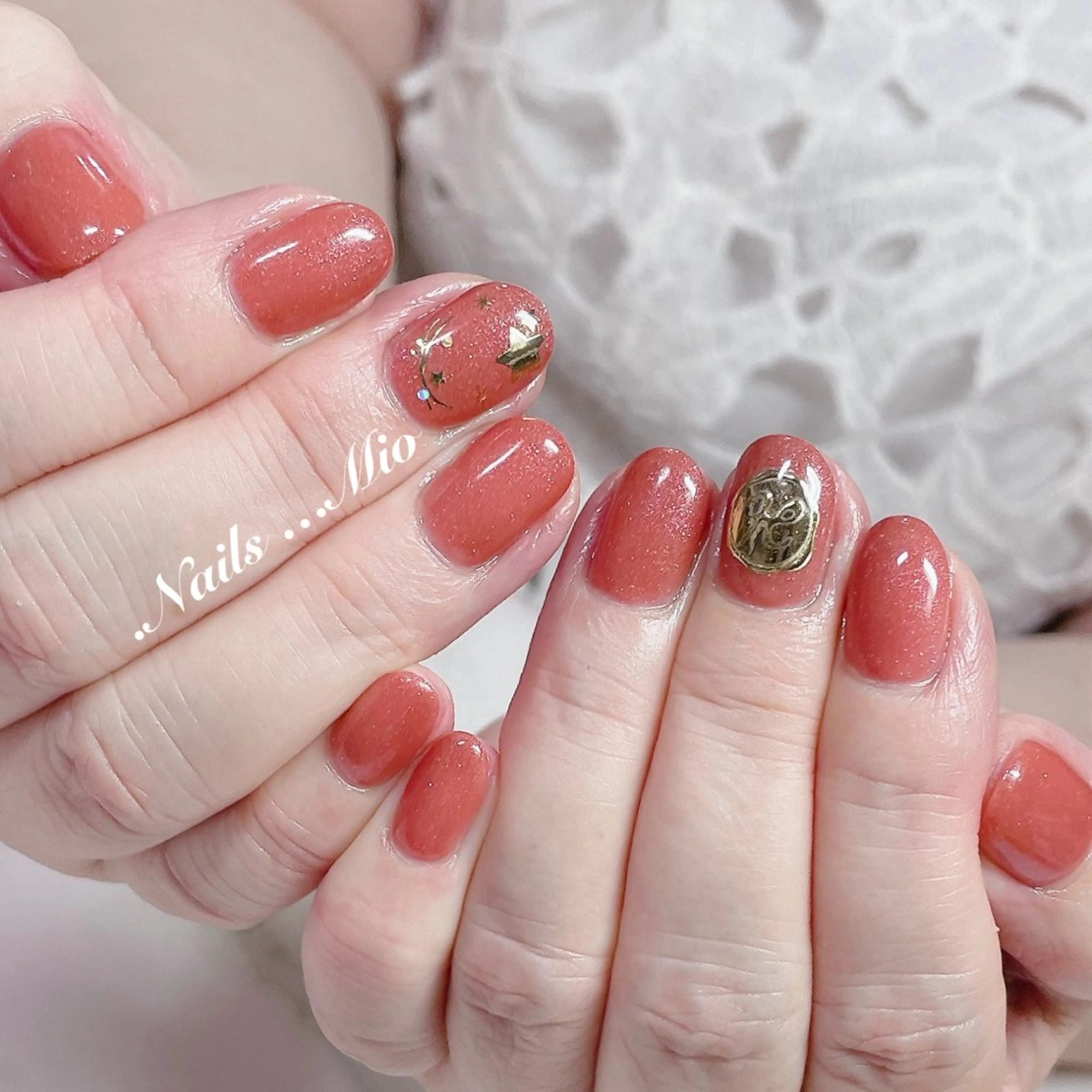 ネイル アートネイル ジェルネイル ワンカラーネイル .Nails Mio 赤羽西ネイルサロンのネイルデザイン