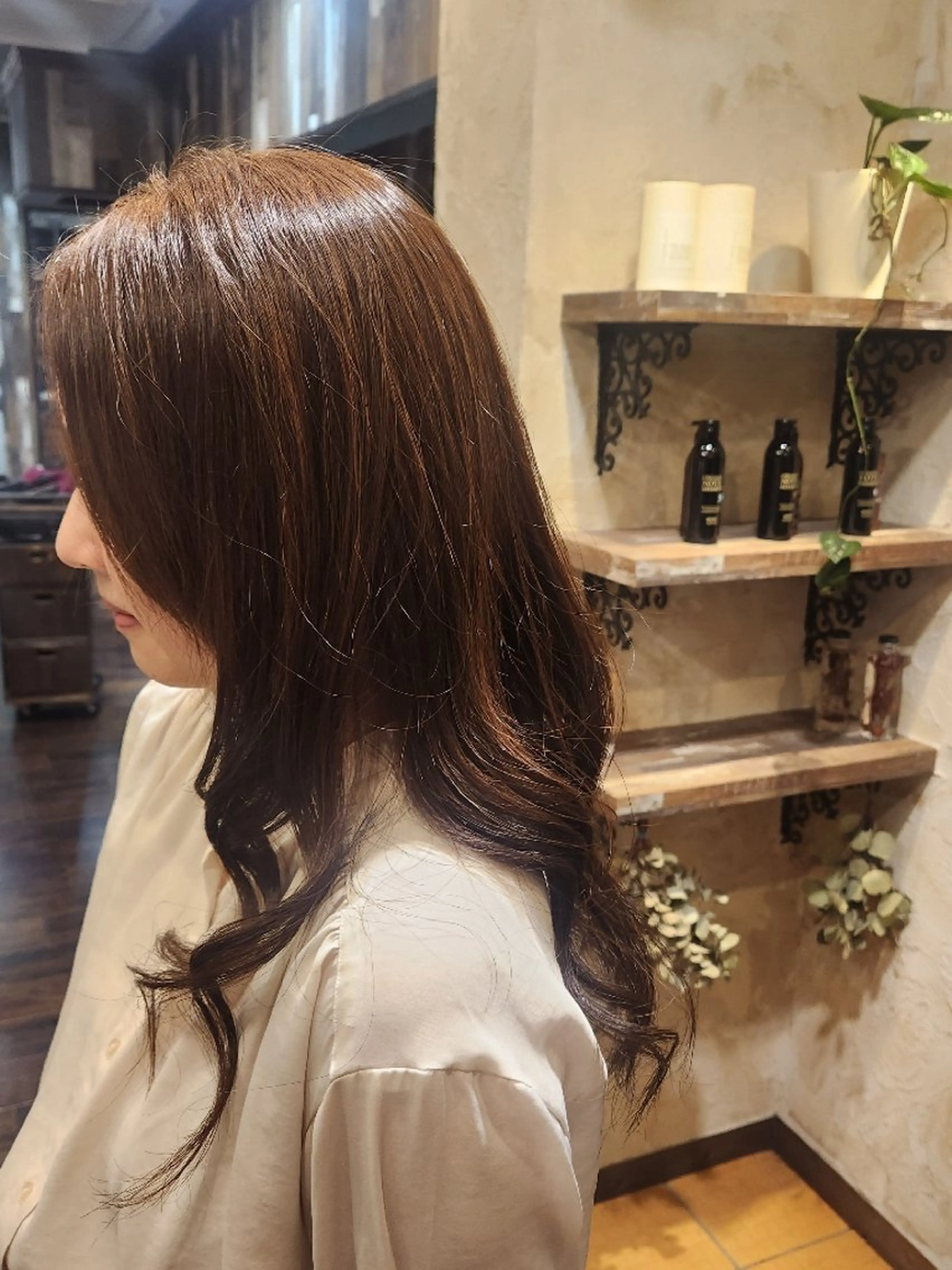 カラー ヘアカラー Calbari 鎌田美歩のヘアスタイル