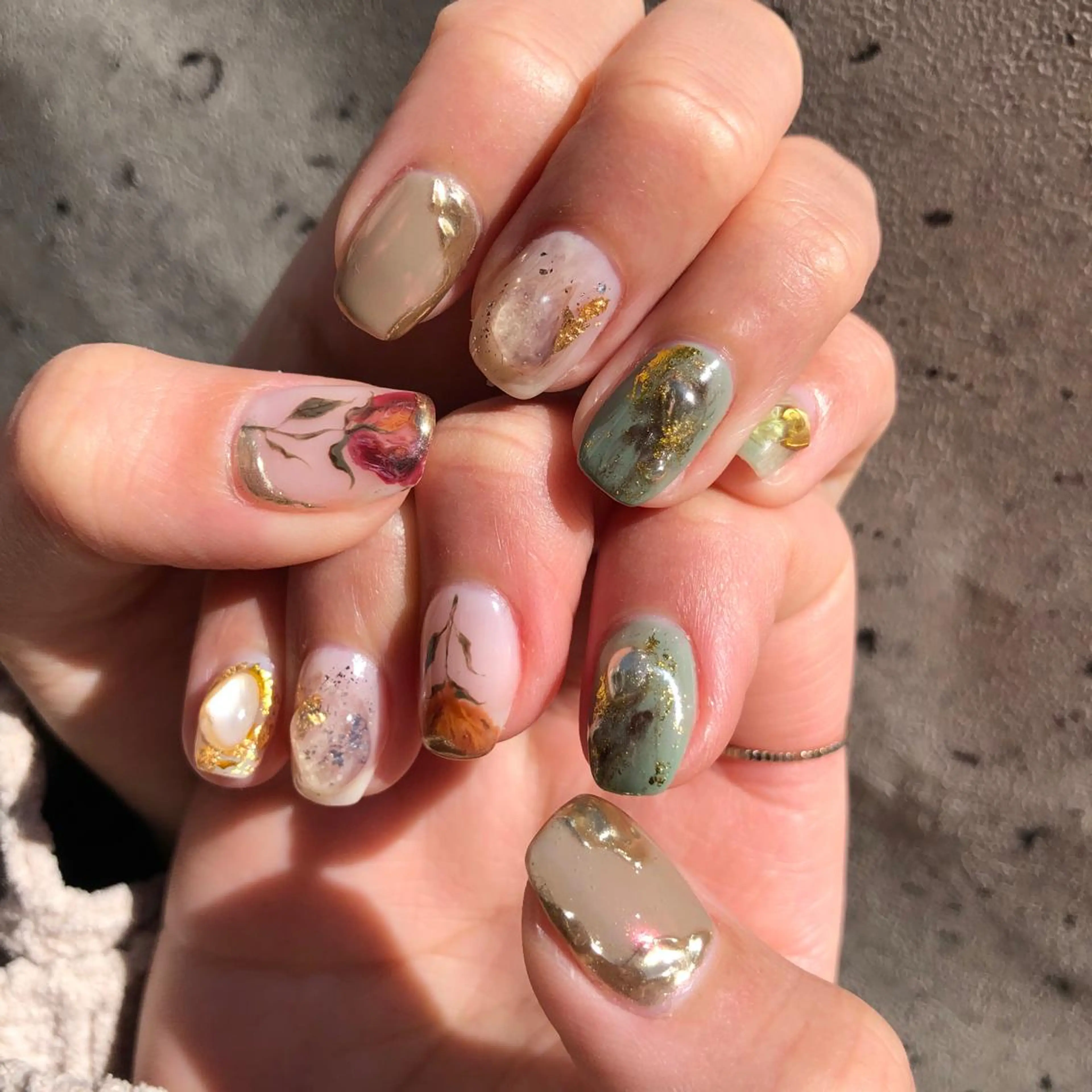 ネイル ハンドネイル Twinkling( private salon)所属・伊藤 京香のネイルデザイン