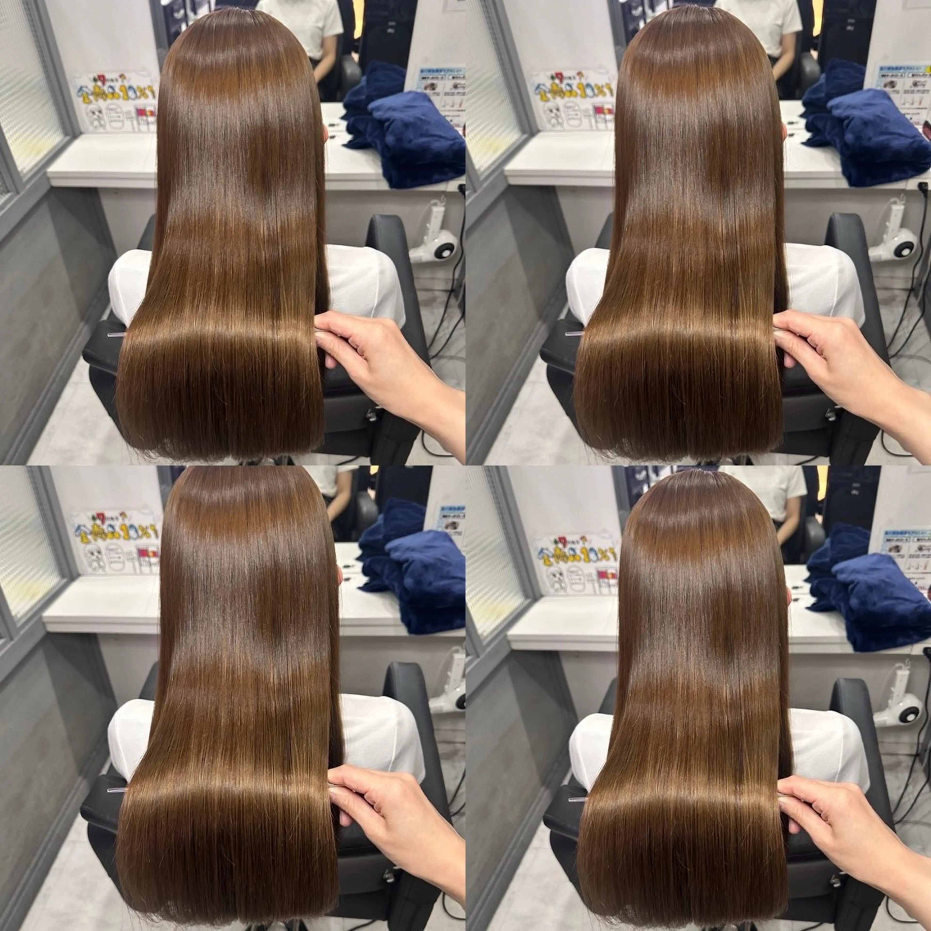 ロング カラー グレージュ 髪質改善 カット ヘアカラー トリートメント 韓国レイヤー× 髪質改善✨店長/純大のヘアスタイル