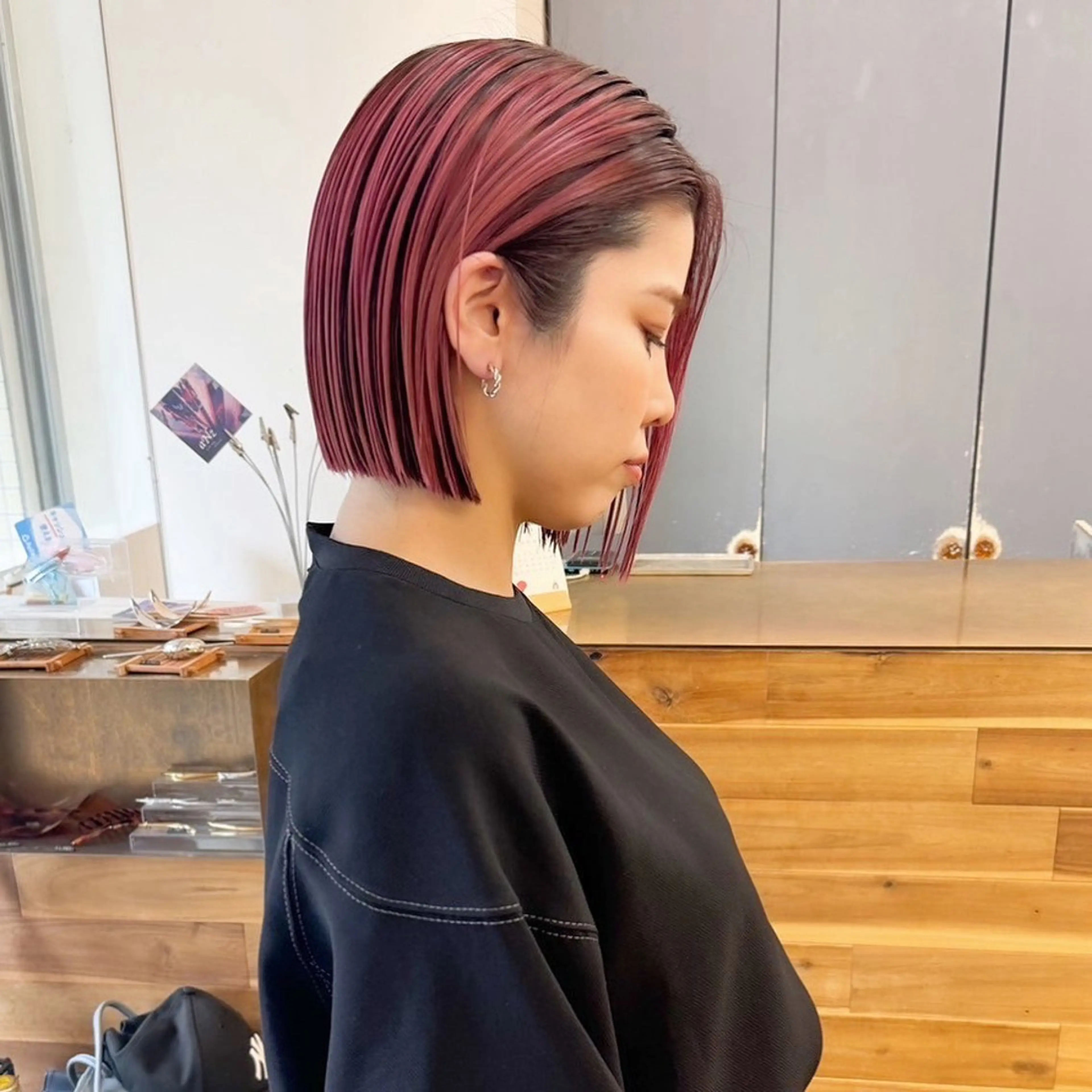 ミディアム カラー トリートメント yohaku所属・ハイトーン美容師🫧 神崎 源のヘアスタイル