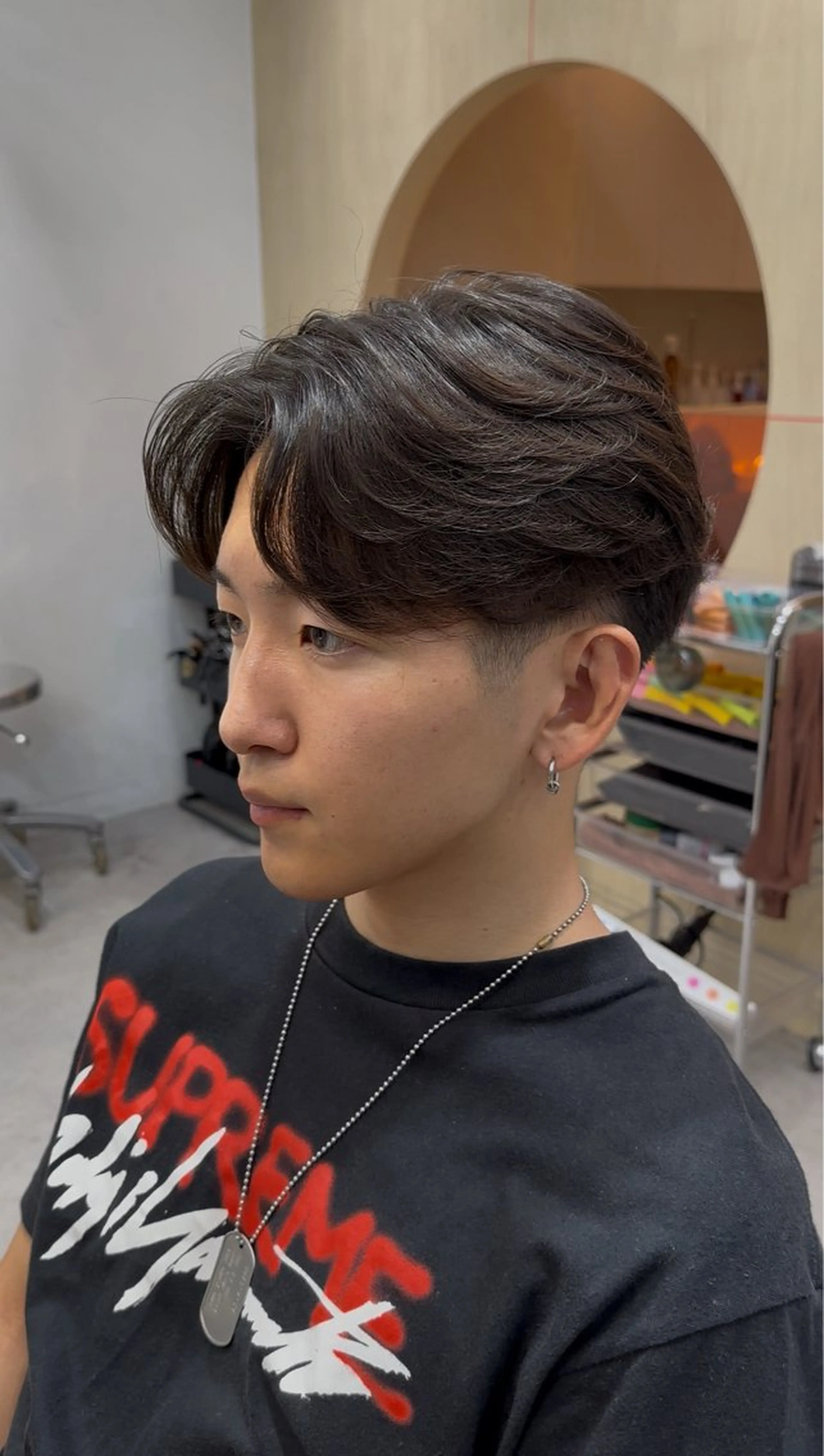 パーマ メンズ フェザーパーマ メンズパーマ ニュアンスパーマ カット パーマ 【fifth】 武井音和のヘアスタイル