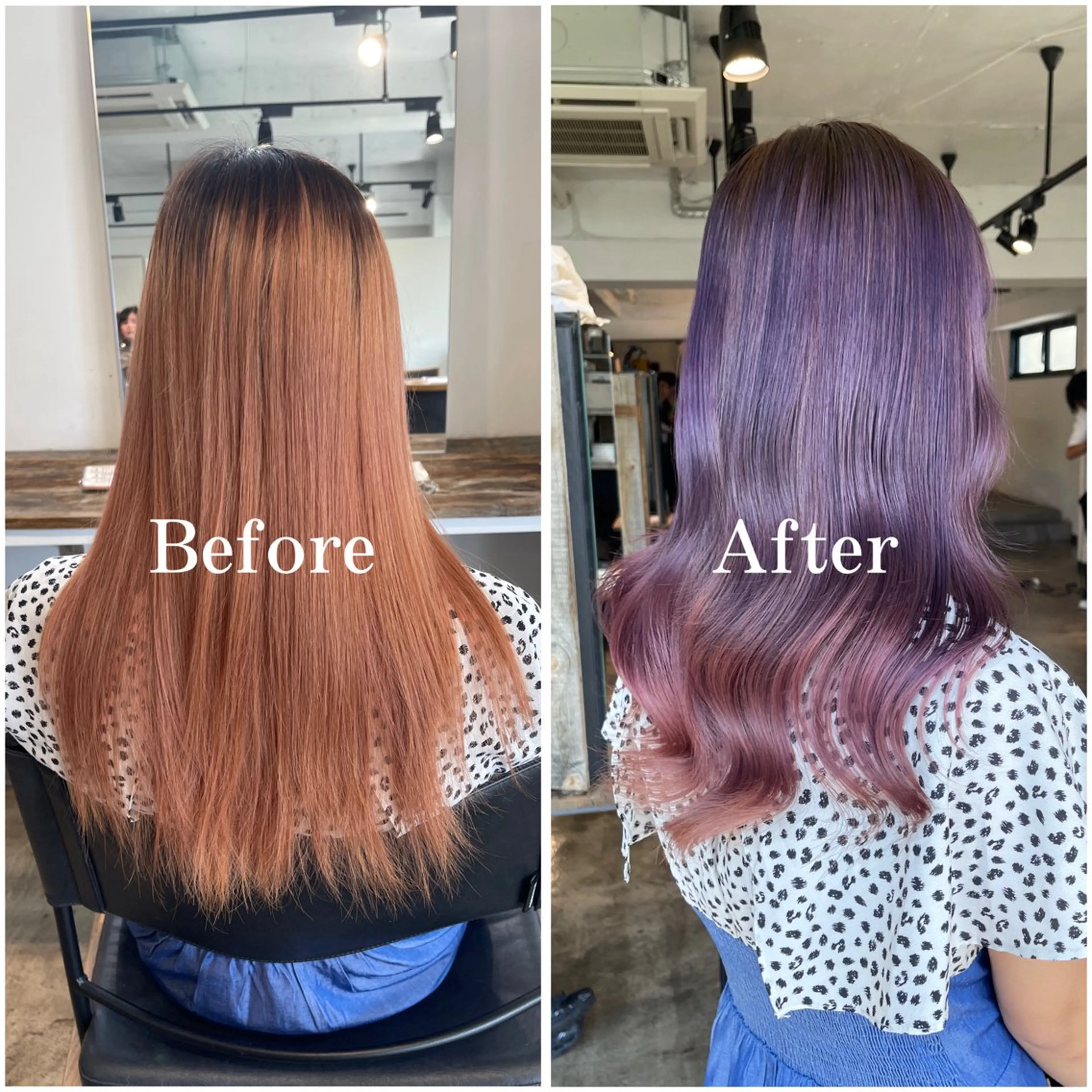 ロング カラー ブリーチ デザインカラー ハイトーンカラー ムラ修正/ ハイトーン💖Riaのヘアスタイル