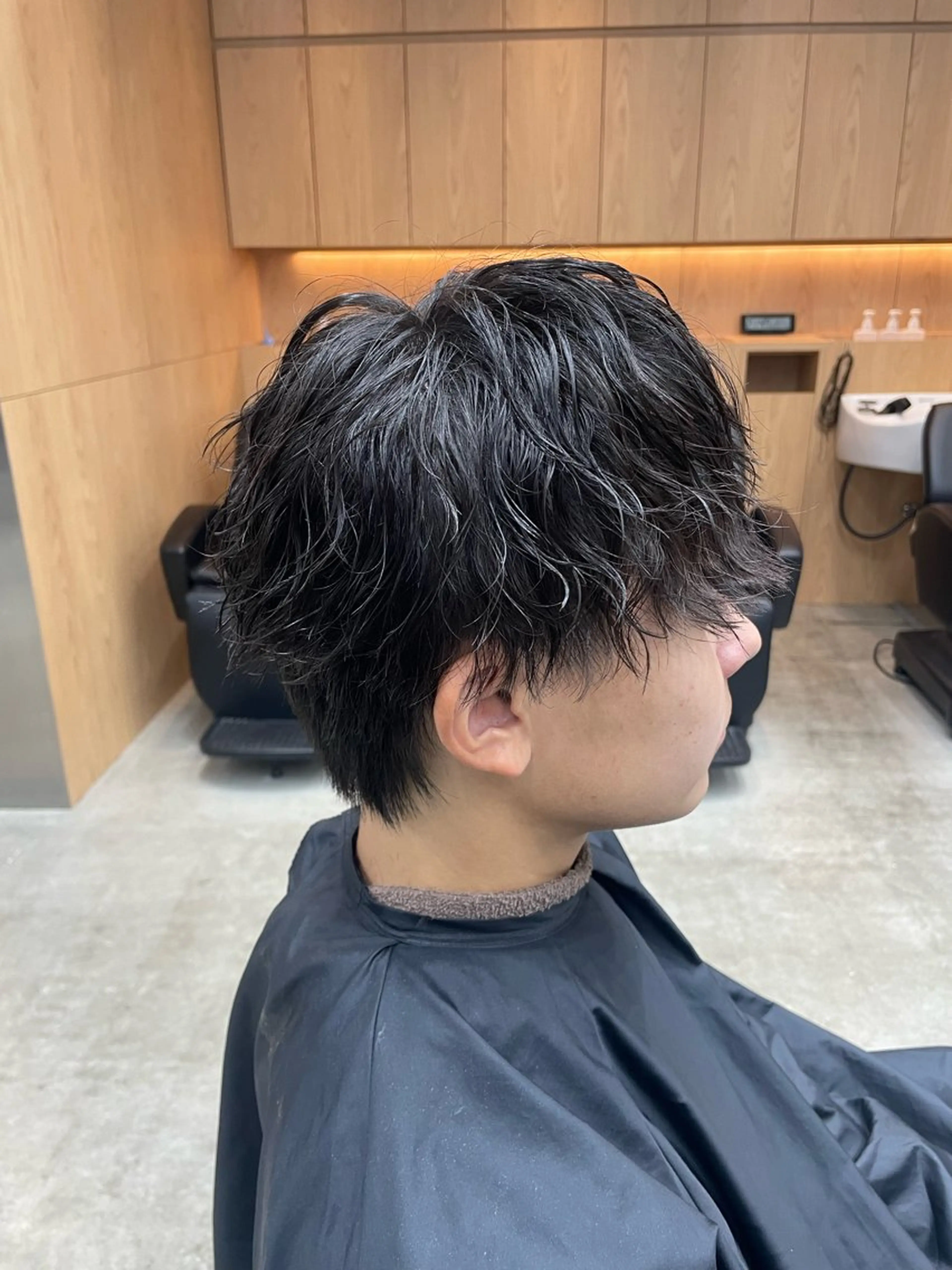 パーマ メンズ フェザーパーマ カルマパーマ メンズパーマ プードルパーマ ツイストスパイラルパーマ カット パーマ fifth天神大名Ⅱ所属・fifth天神 パーマ特化 石橋航海のヘアスタイル