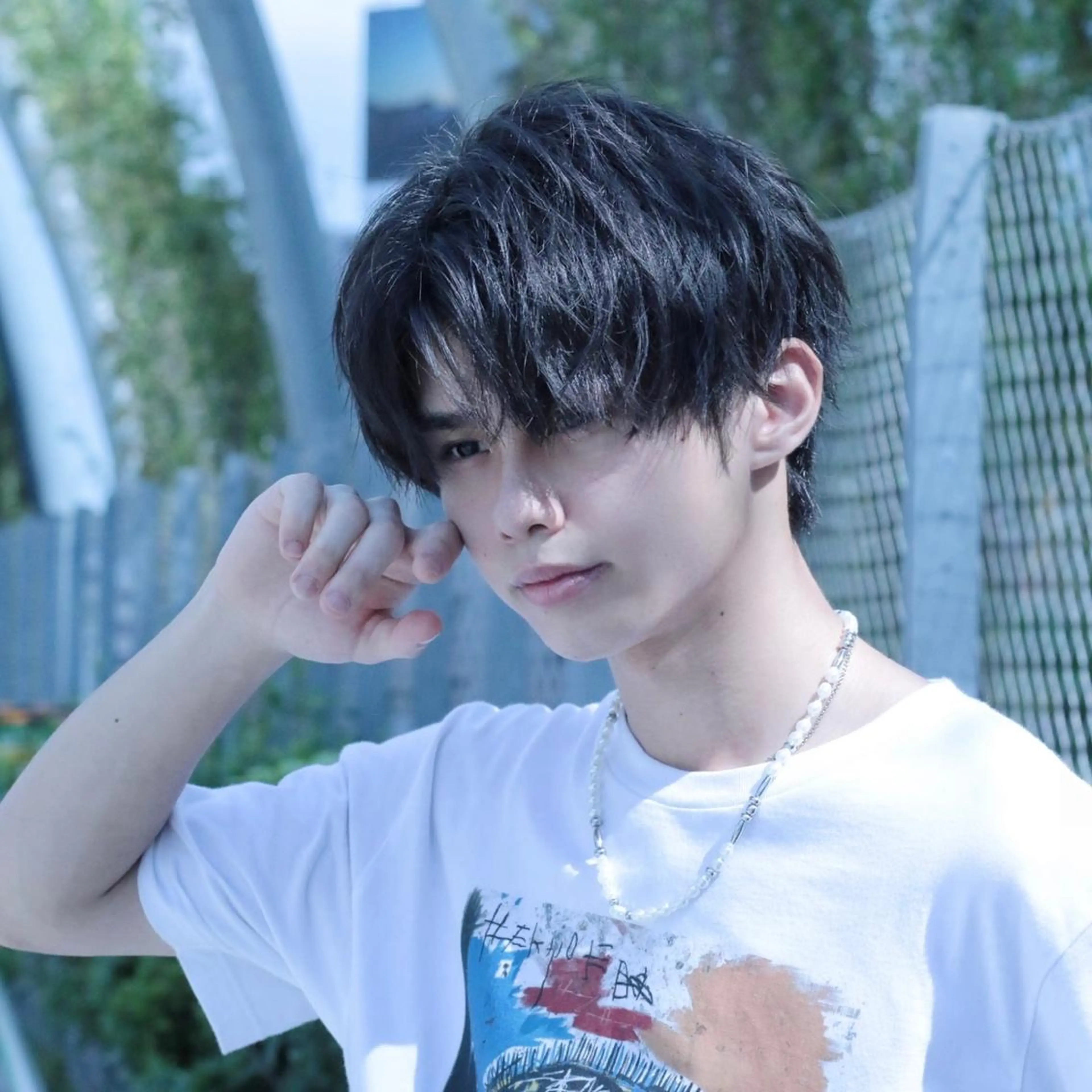 ショート パーマ メンズ メンズパーマ 飯塚 想のヘアスタイル