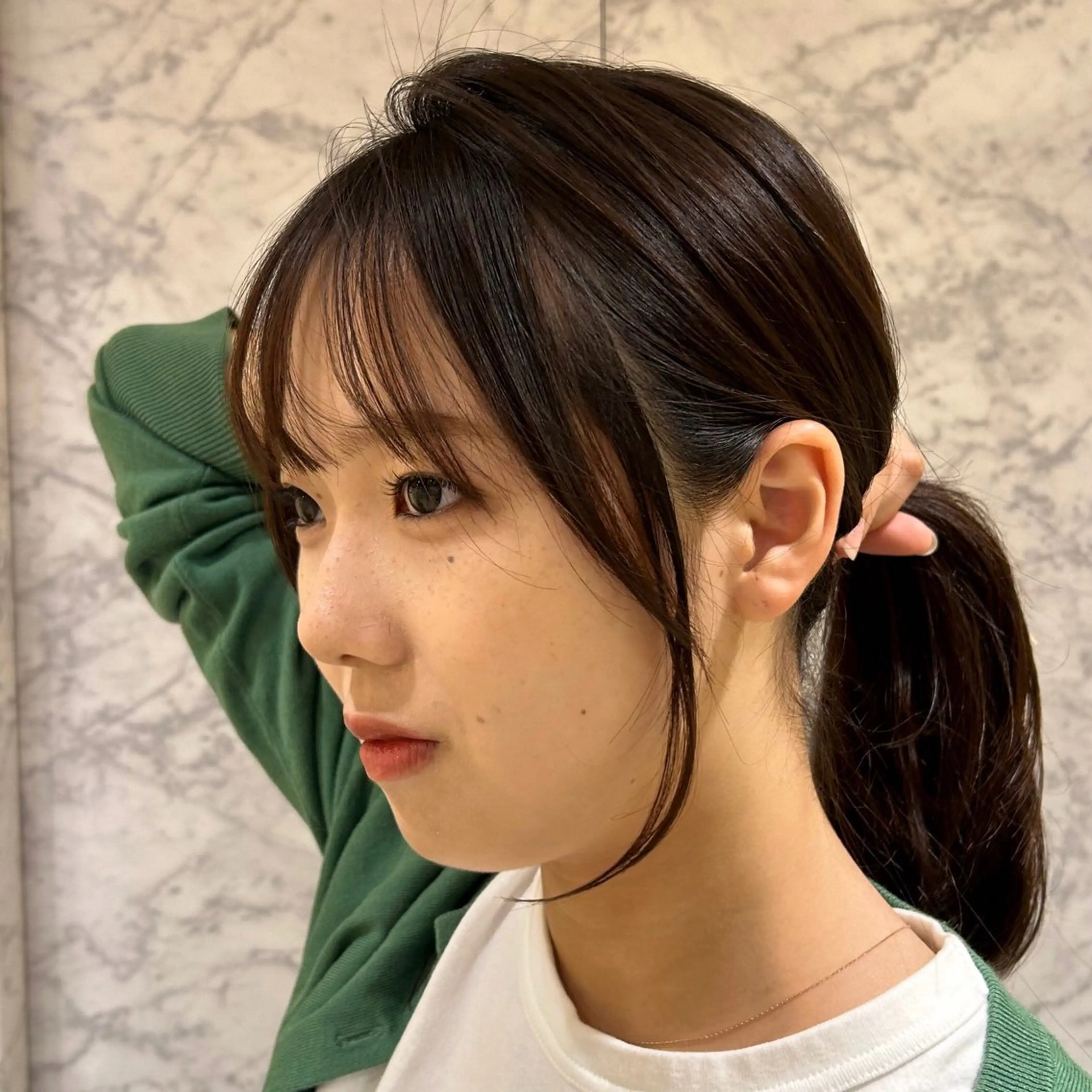 カット 🫧透明感明るめカラ ー🫧大西あずきのヘアスタイル