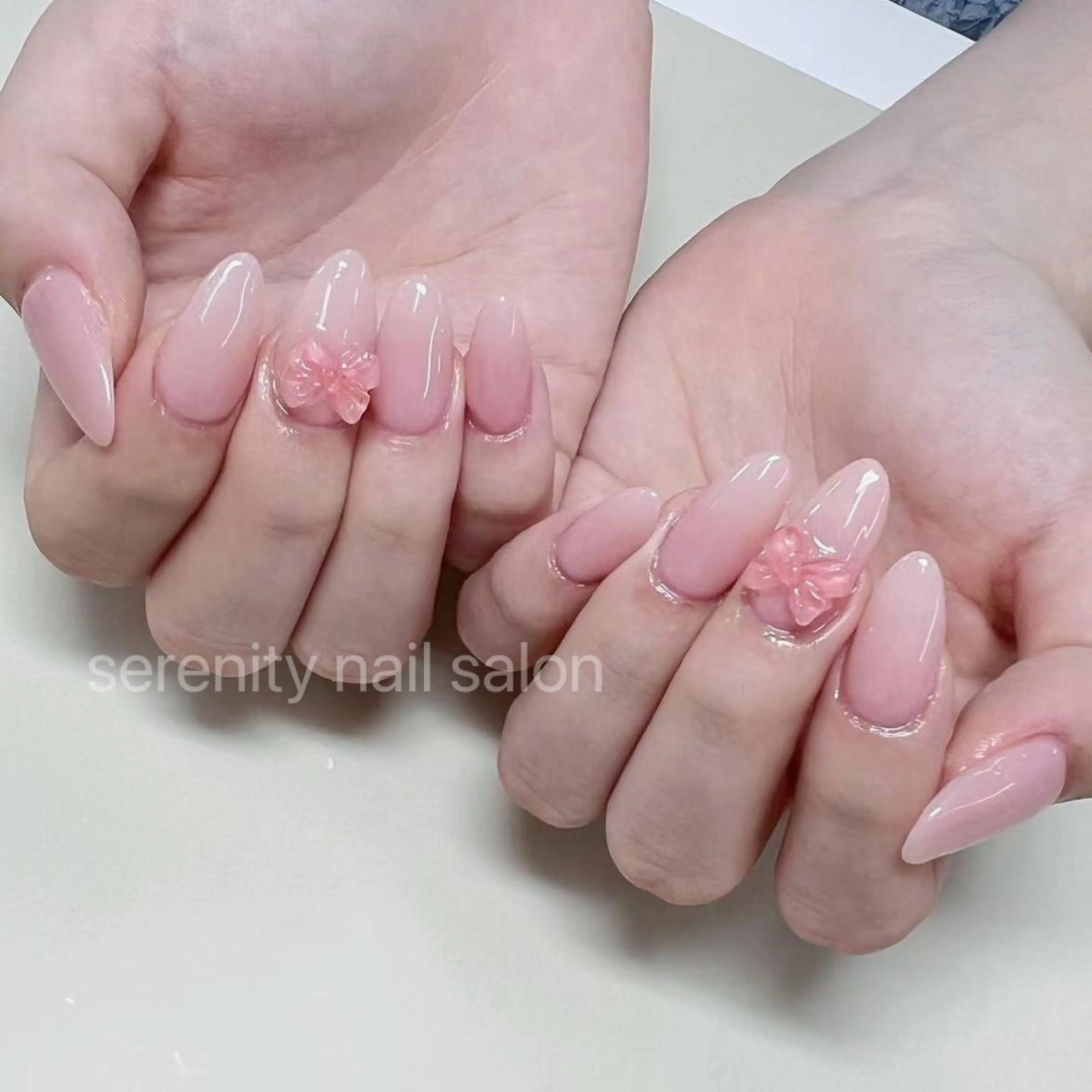 ネイル ハンドネイル ハンドケア ✨Serenity ワンホンネイルのネイルデザイン