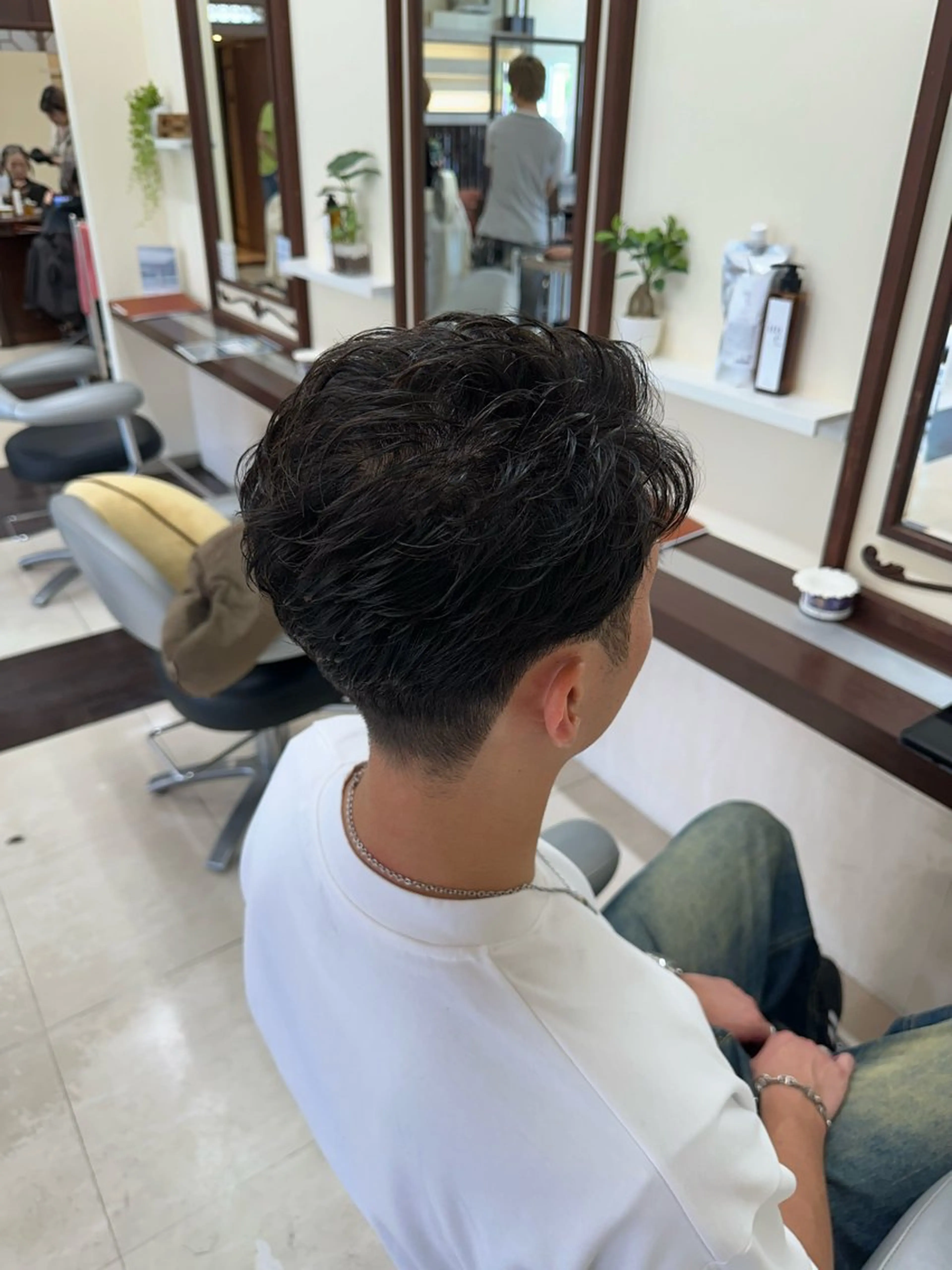 ショート カラー パーマ メンズ カット ヘアセット 毎月230人担当/ メンズヘア/清和武虎のヘアスタイル