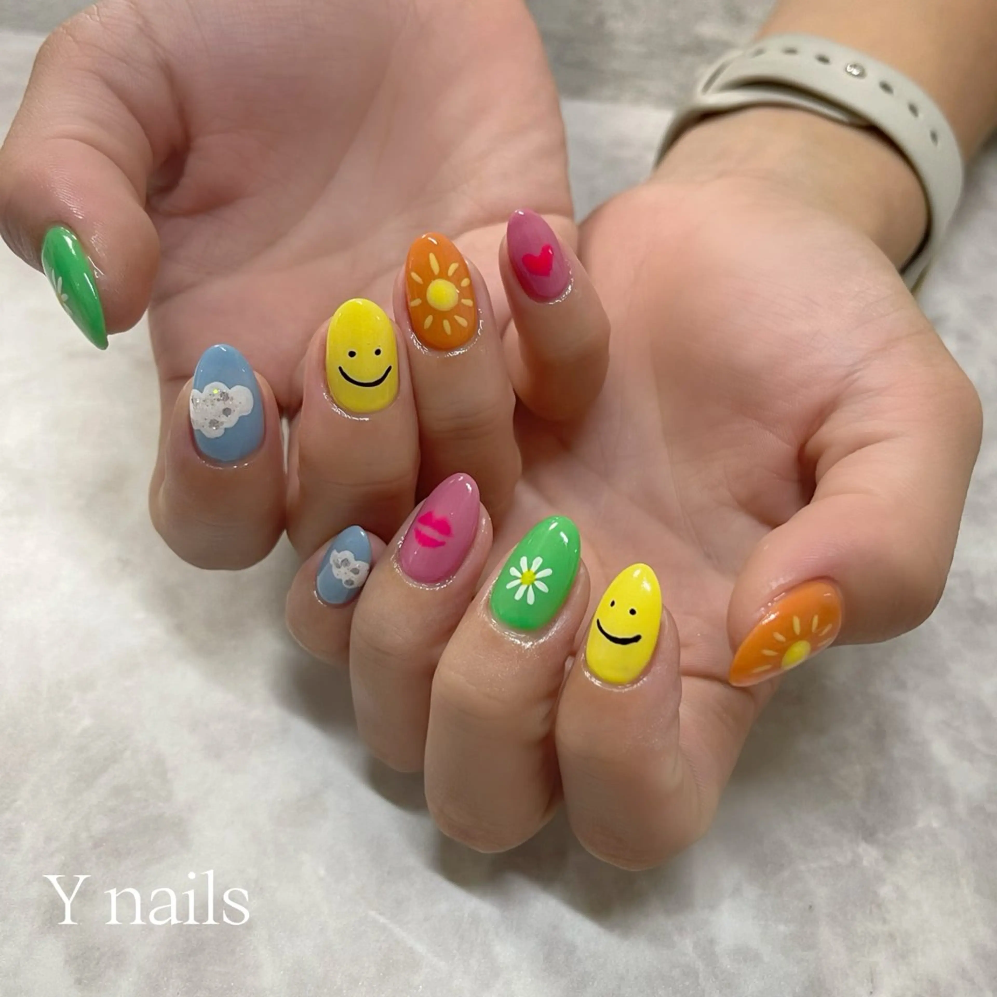 ネイル ハンドネイル 桜井 Y nailsのネイルデザイン