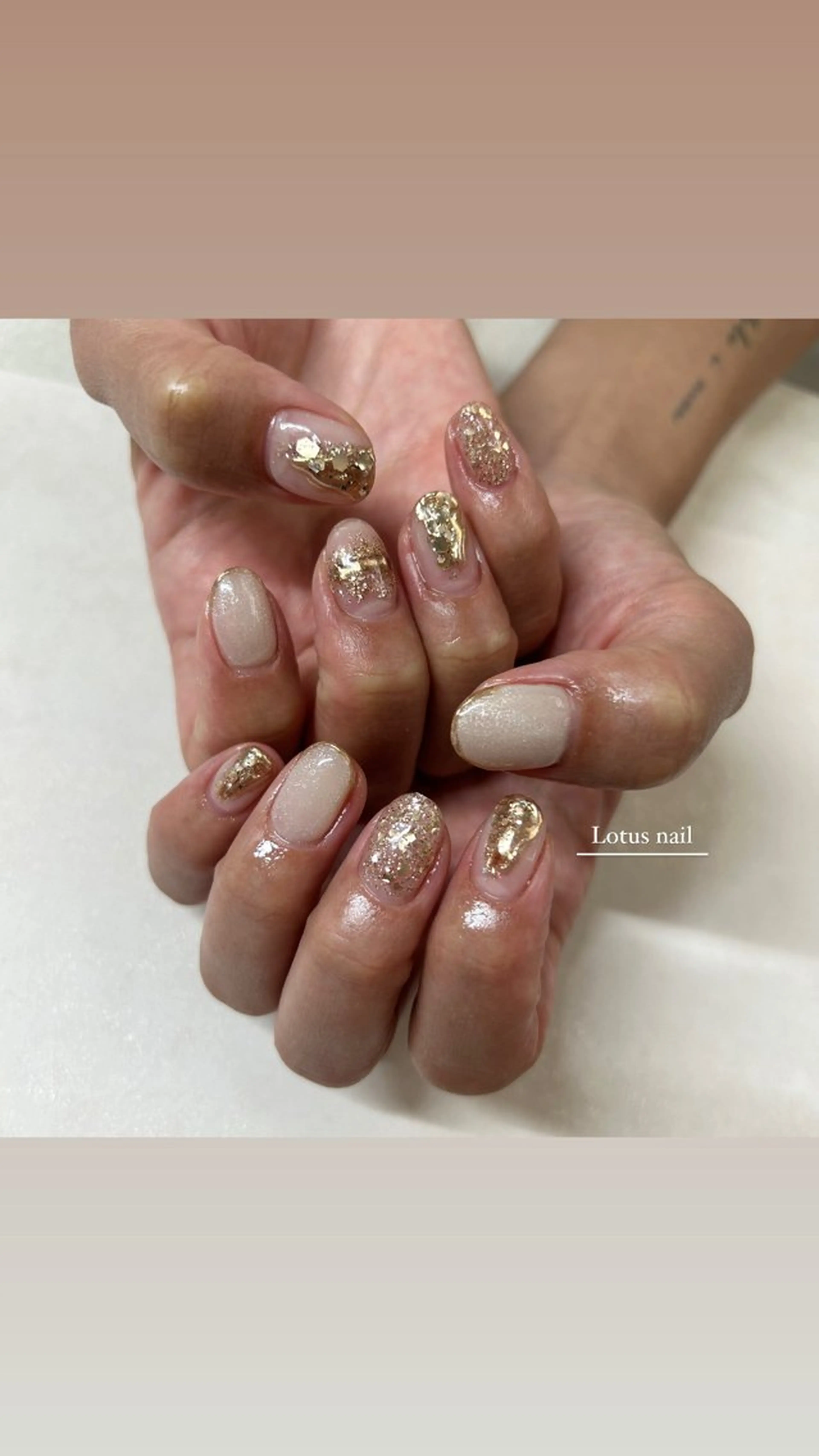 ネイル ハンドネイル privatesalon  Lotusnail所属・Lotus nailのネイルデザイン