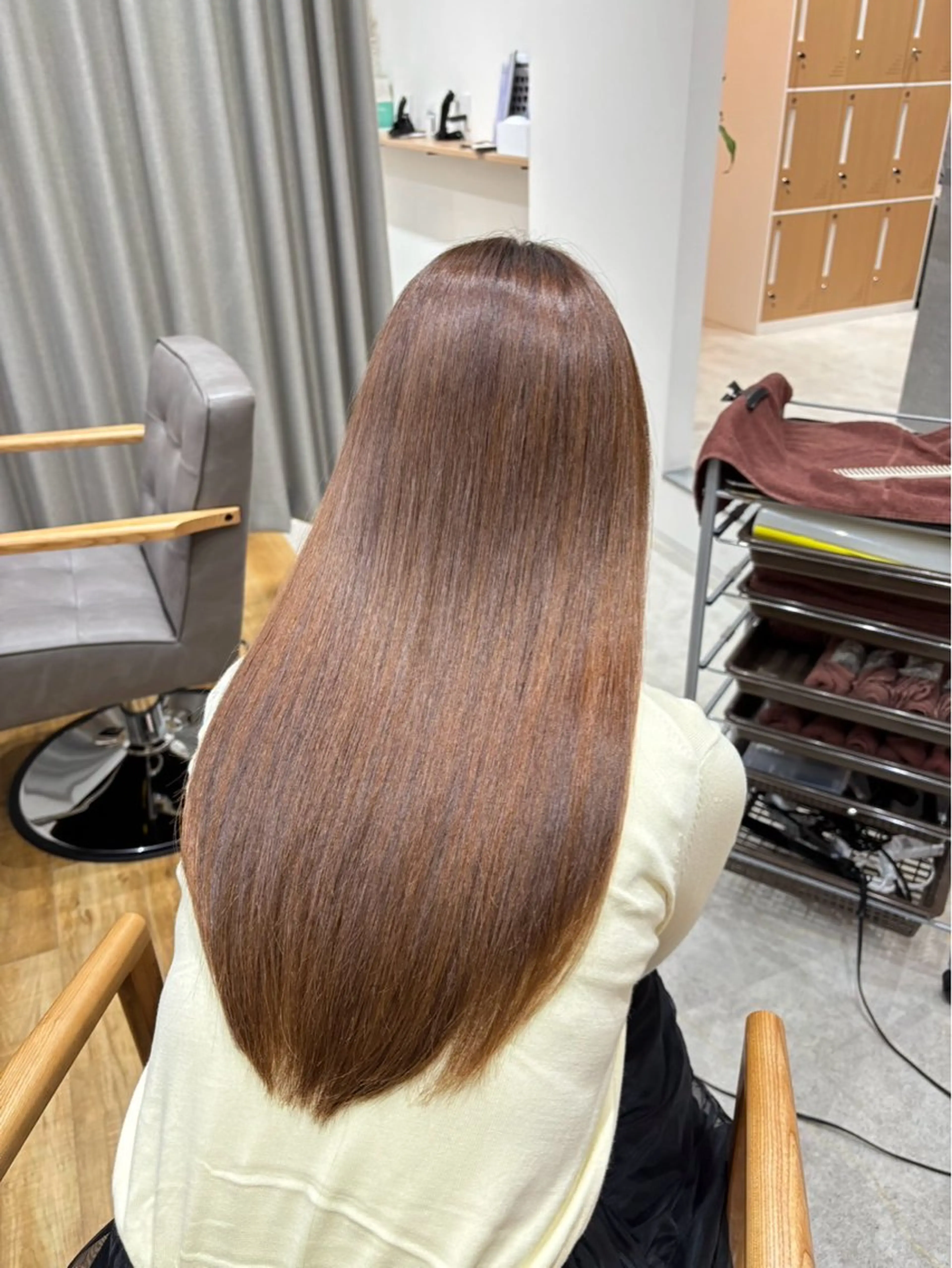 ロング カラー ヘアカラー トリートメント 梅田/髪質改善 おみのヘアスタイル