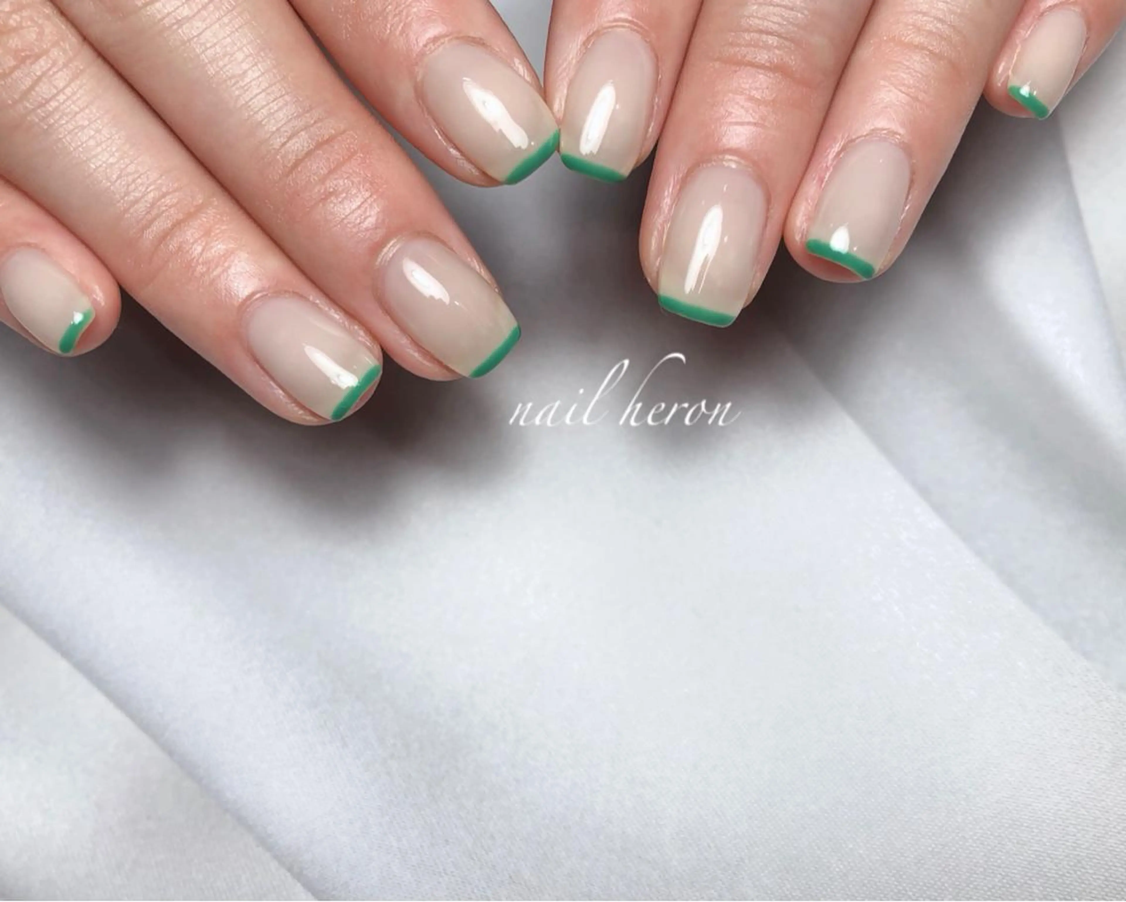 ネイル フレンチネイル ハンドネイル nail heron所属・saki_ nail heronのその他イメージ