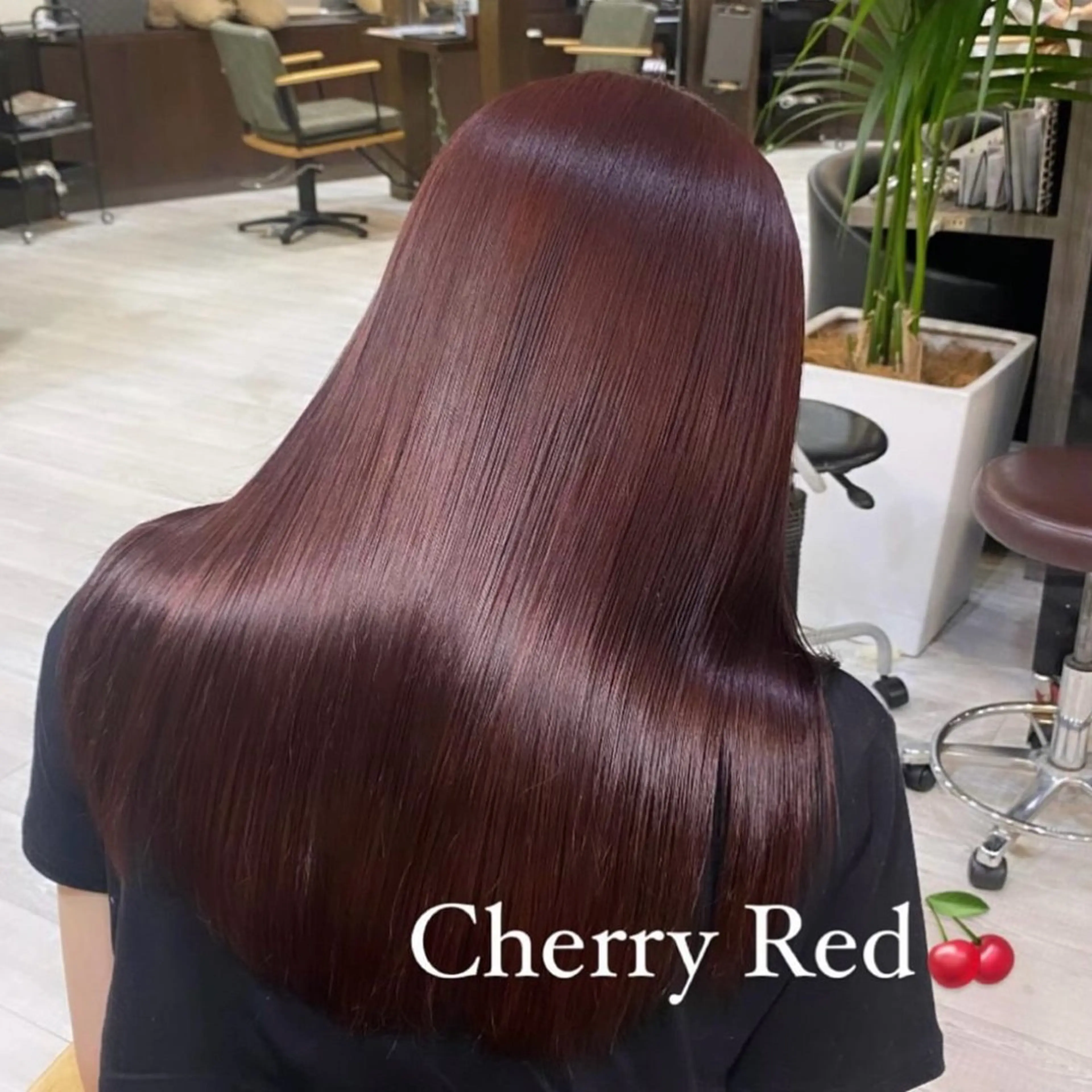 ロング カット ヘアカラー トリートメント 西 沙菜/トレンド カラー/透明感カラーのヘアスタイル