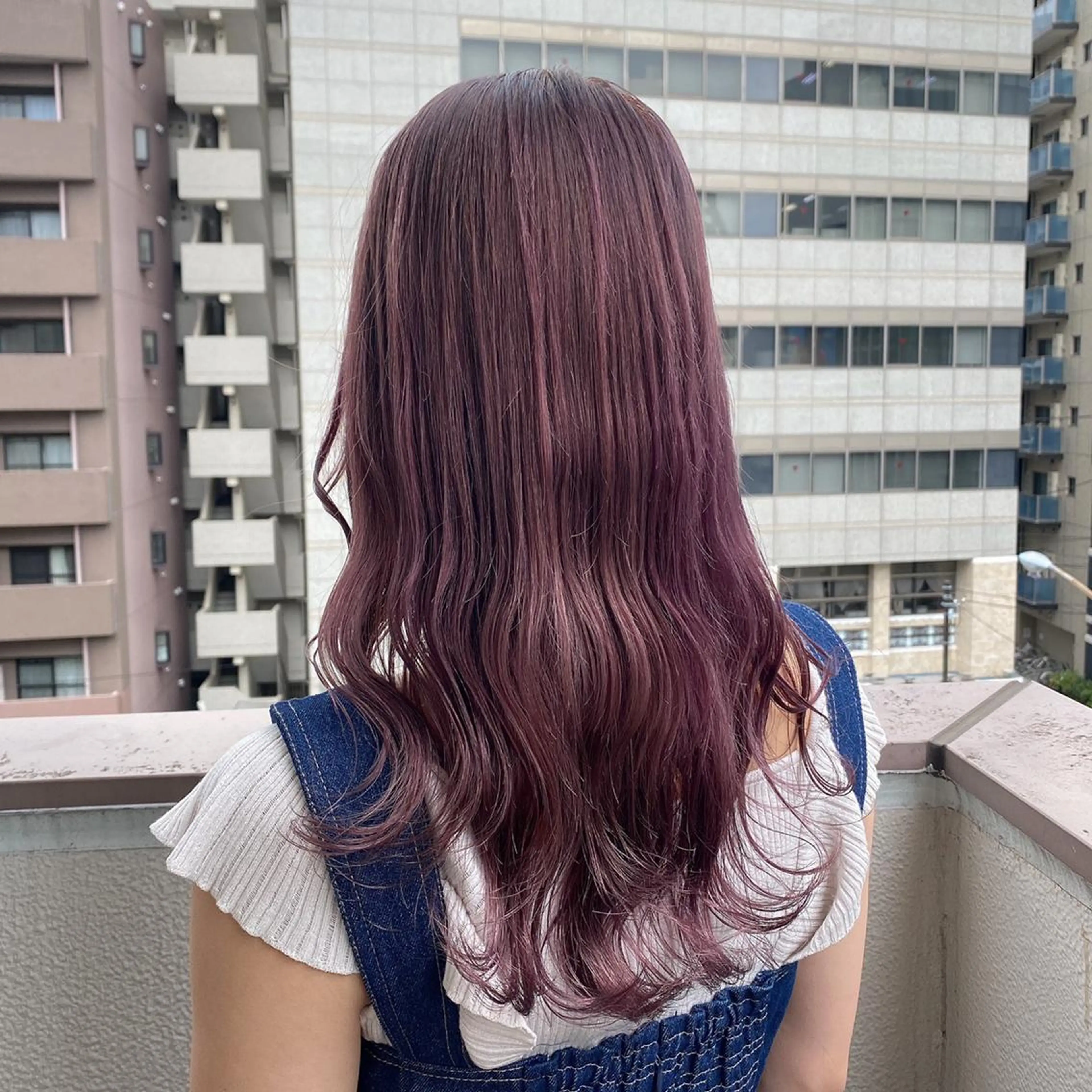 セミロング カラー 🏷ベージュの天才 赤み消しの方🙋🏻のヘアスタイル