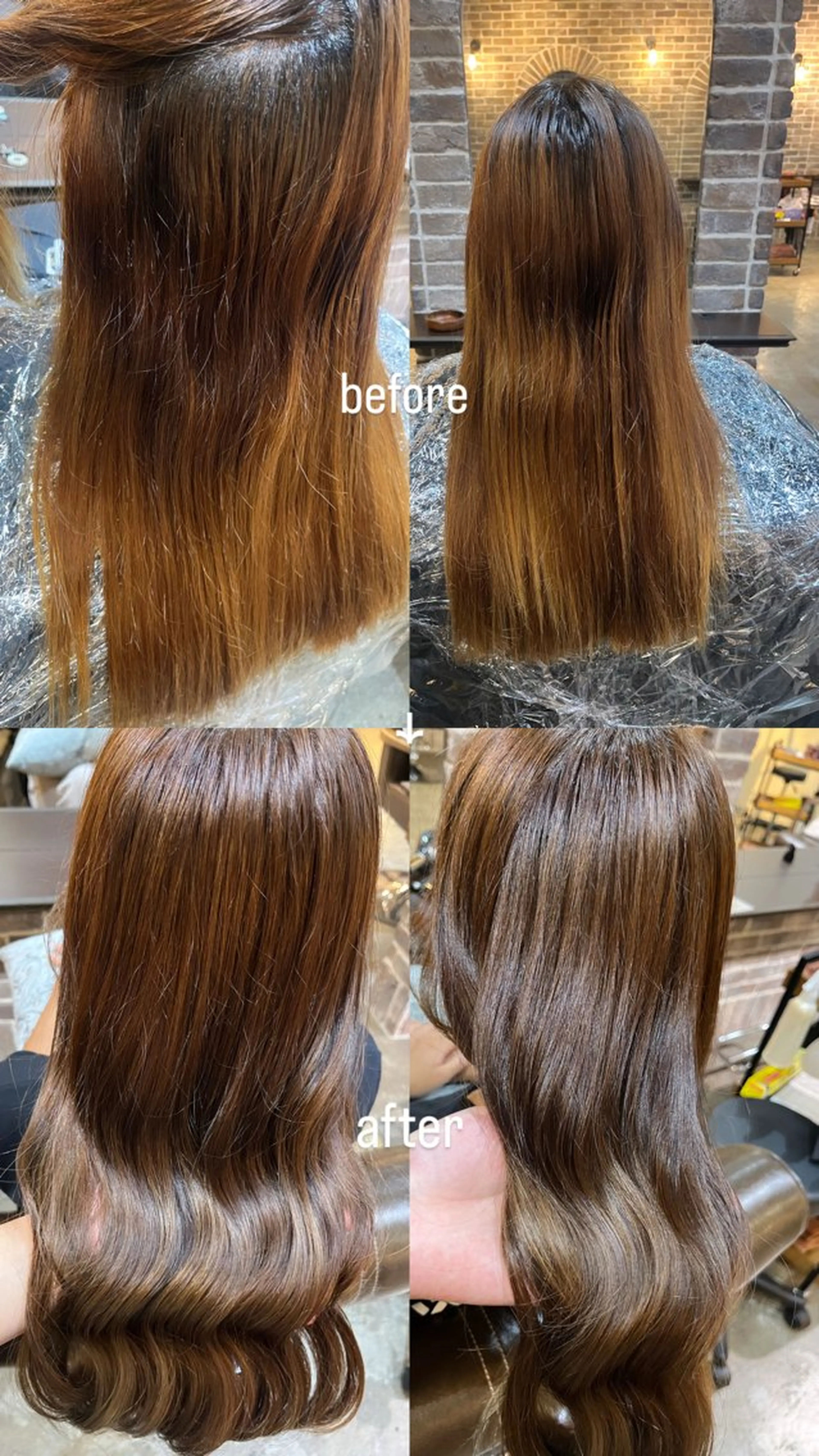 ロング カット ヘアカラー トリートメント ACROあべの店所属・徳田 真緒のヘアスタイル