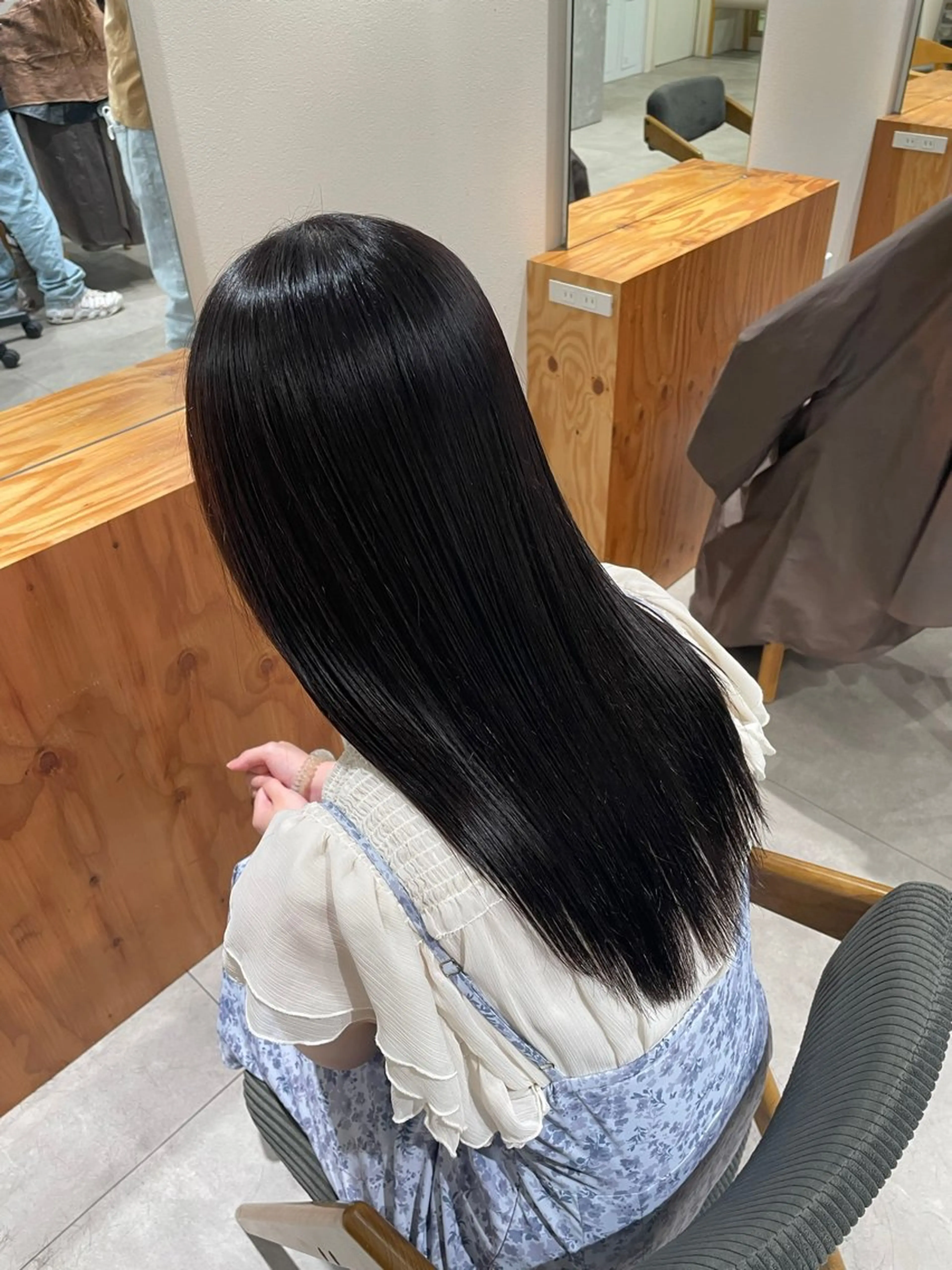 ロング 縮毛矯正 縮毛矯正 トリートメント 美髪と似合わせのサロンenn(エン)所属・enn天王寺藤本 大輝のヘアスタイル