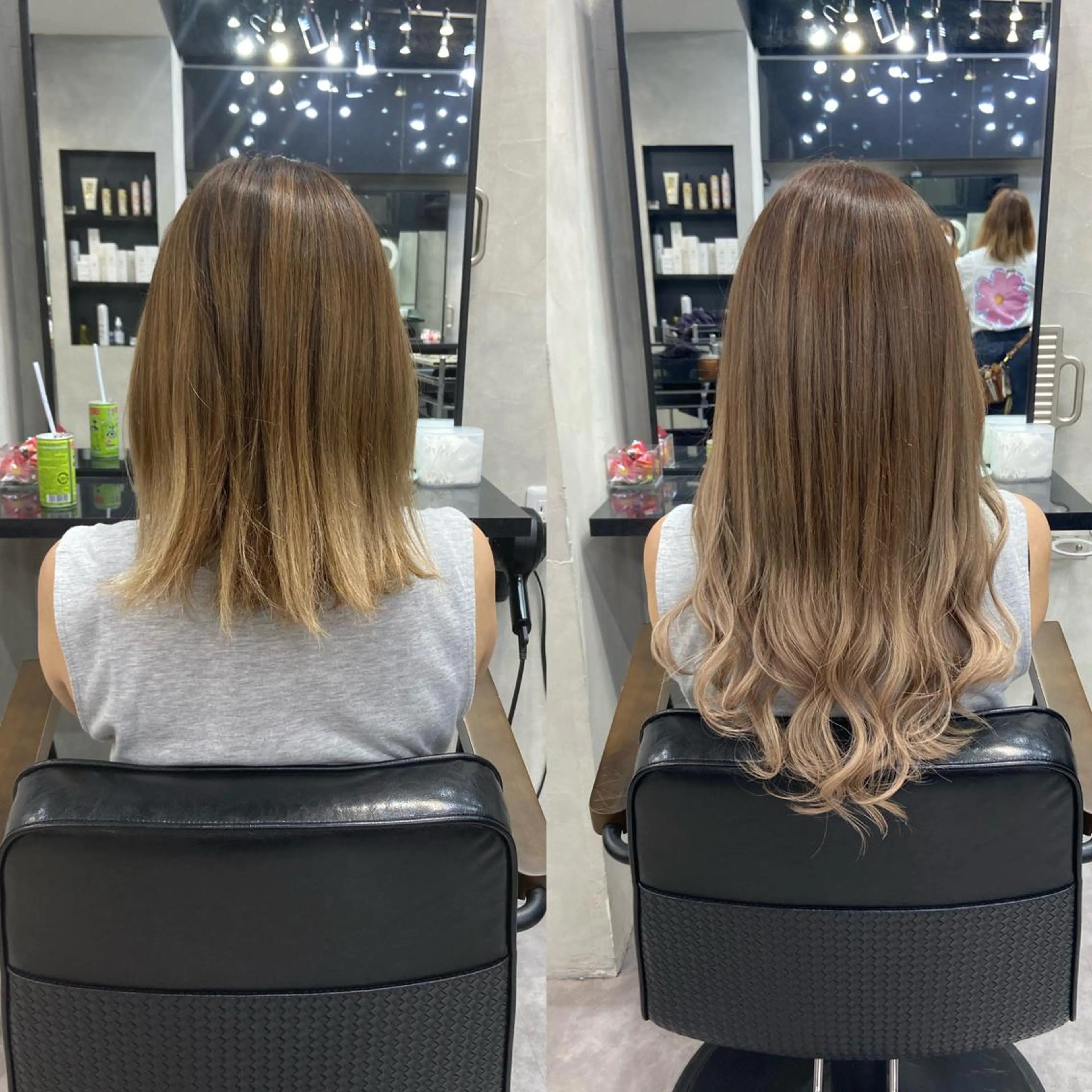 セミロング カラー ヘアアレンジ ar+ ❤︎ maiのヘアスタイル