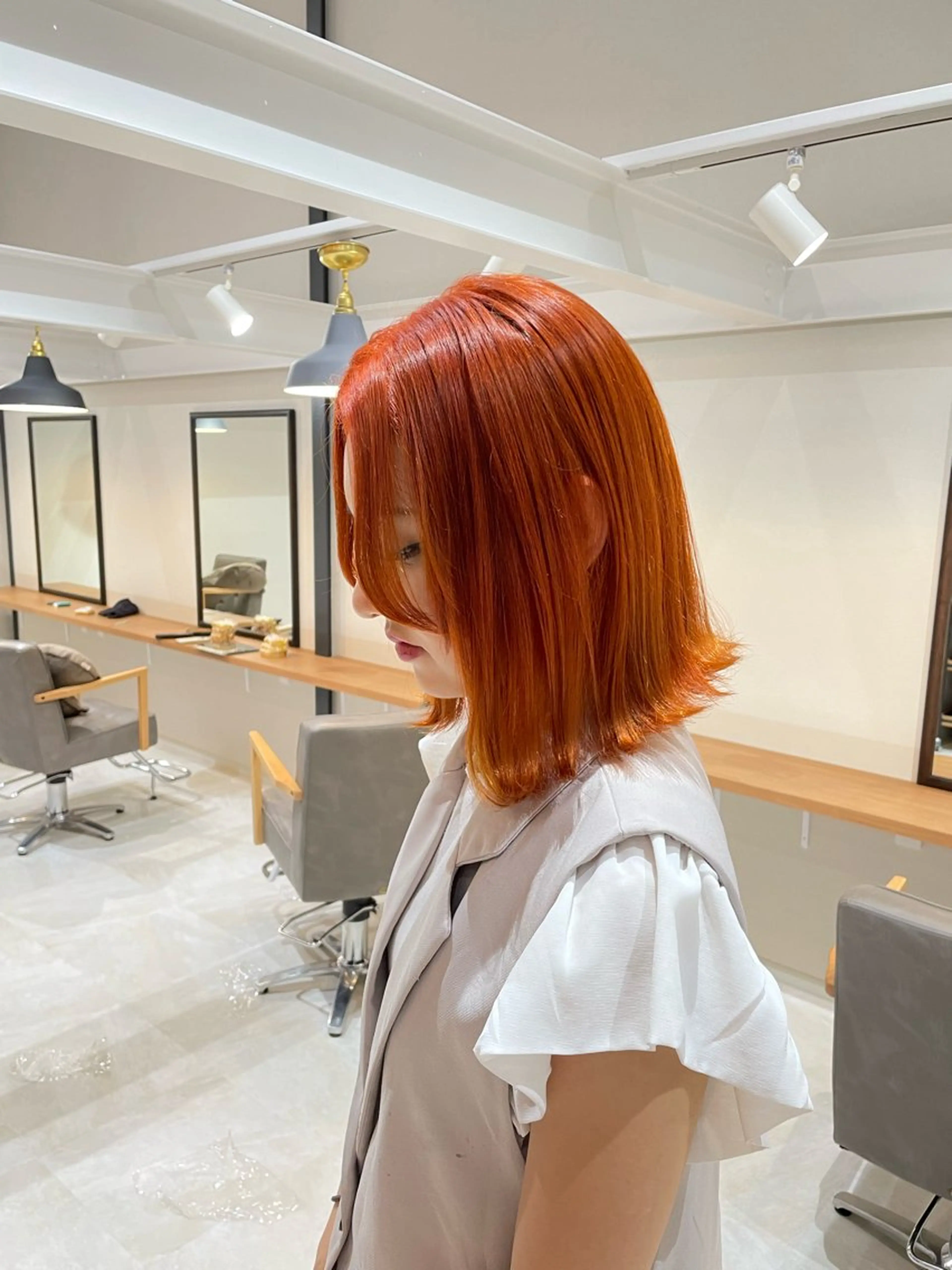 ショート 【ブリーチラベンダー の神様】💗髙島隆世のヘアスタイル