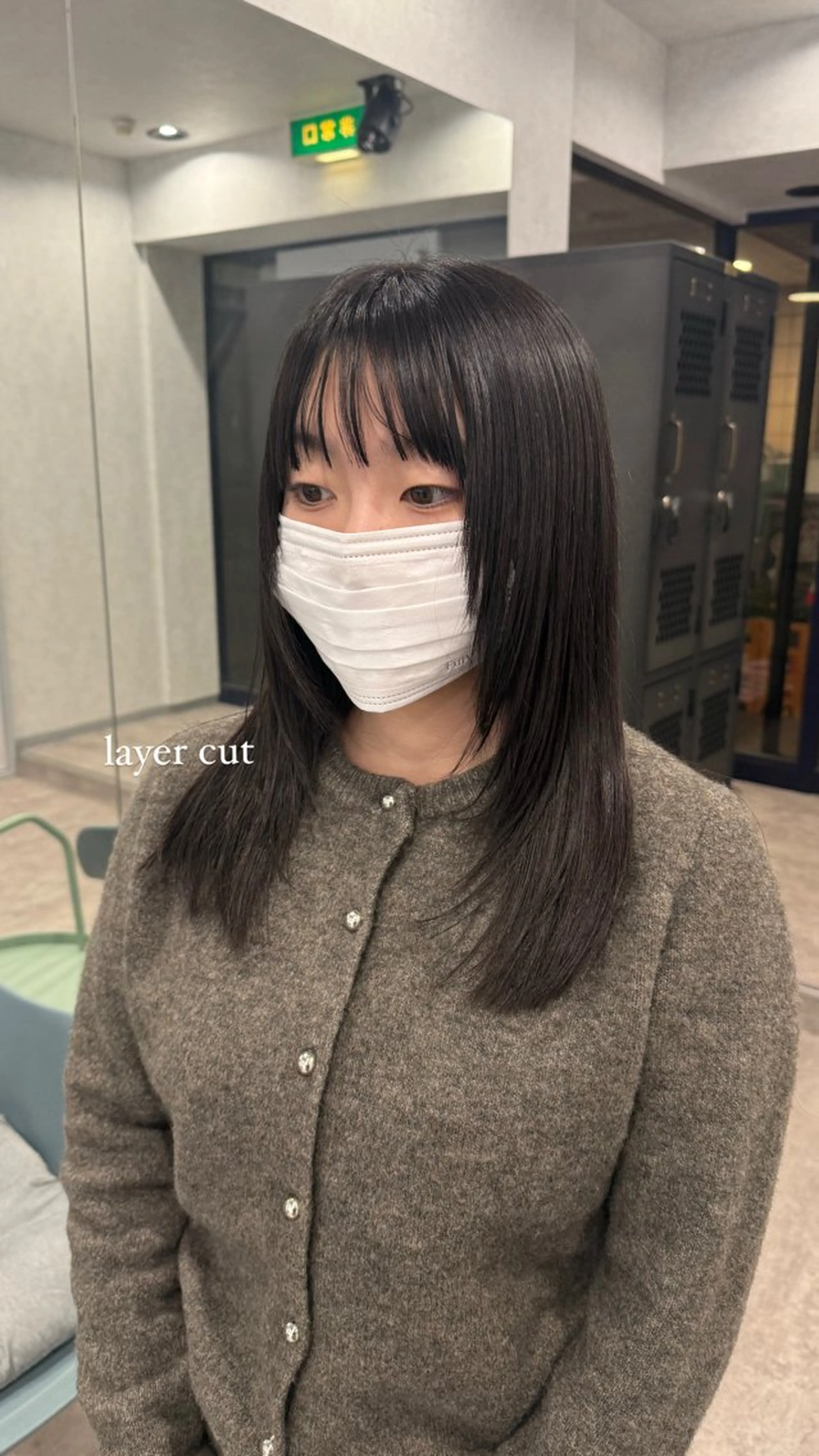 セミロング カット トリートメント ミウラナツサ 🖤レイヤーカットのヘアスタイル