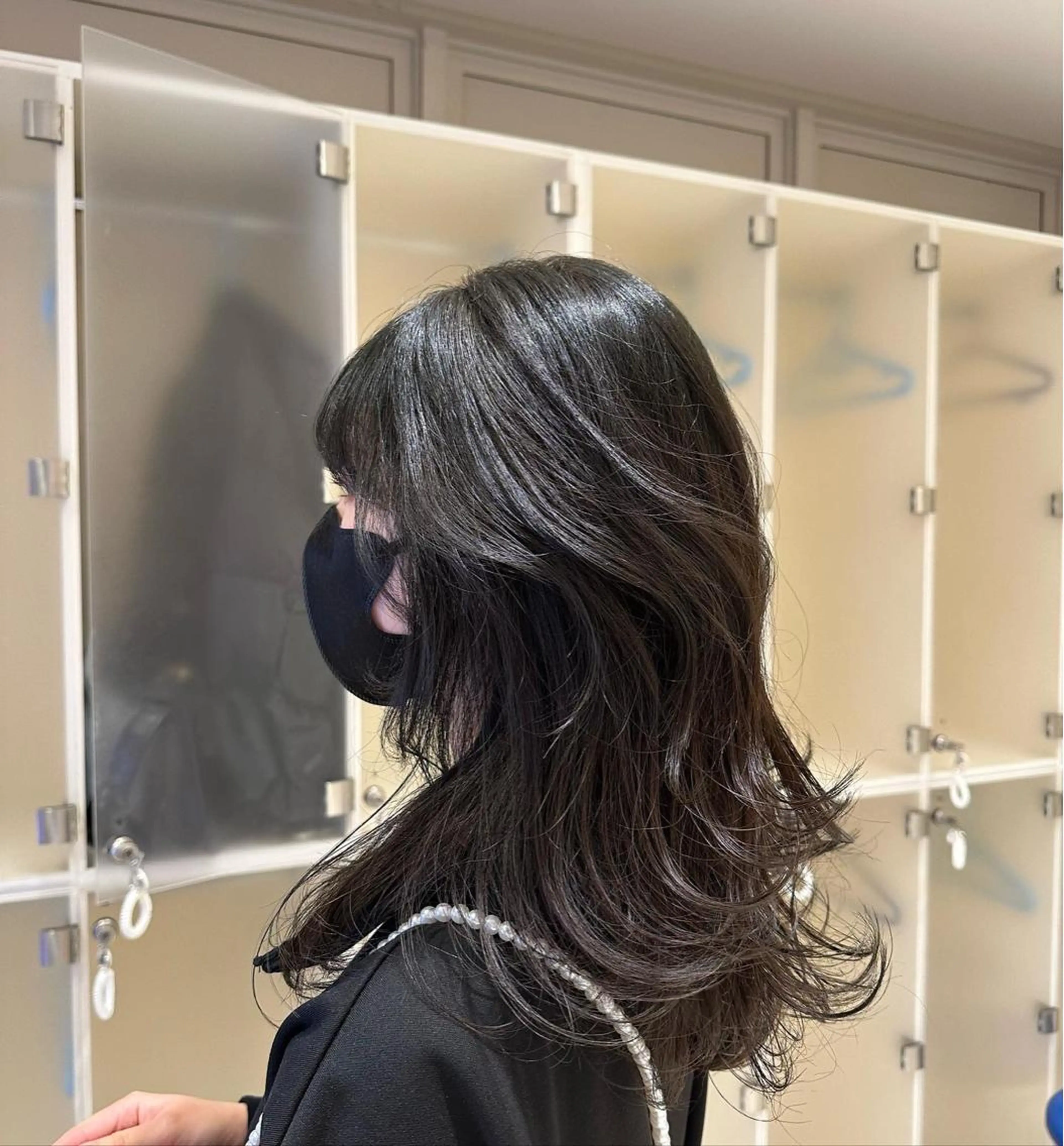 セミロング カラー MODE K's eau松下仁美のヘアスタイル