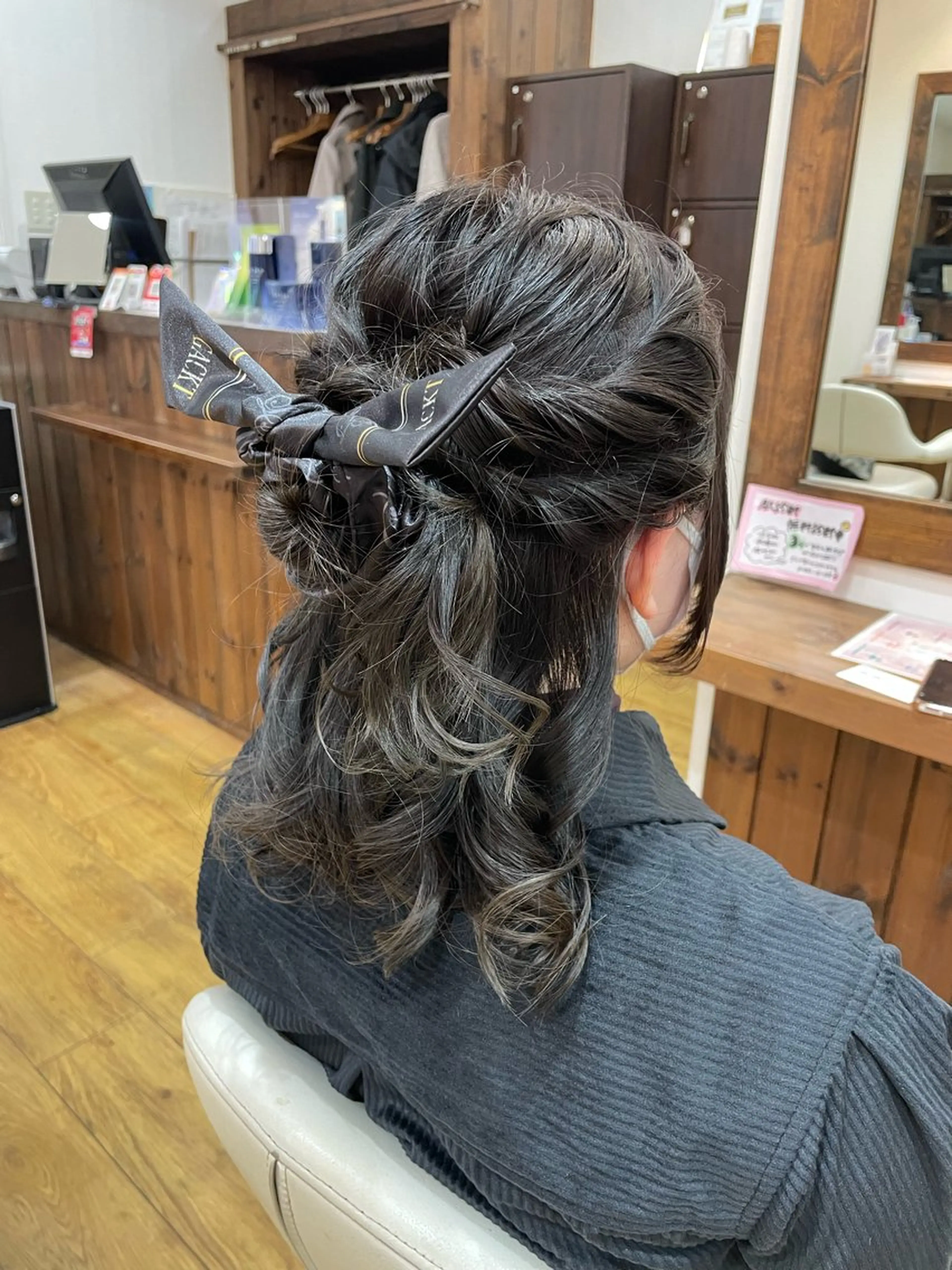 ミディアム ヘアアレンジ ヘアセット 💖メンズカット モデル募集 晴香💖のヘアスタイル