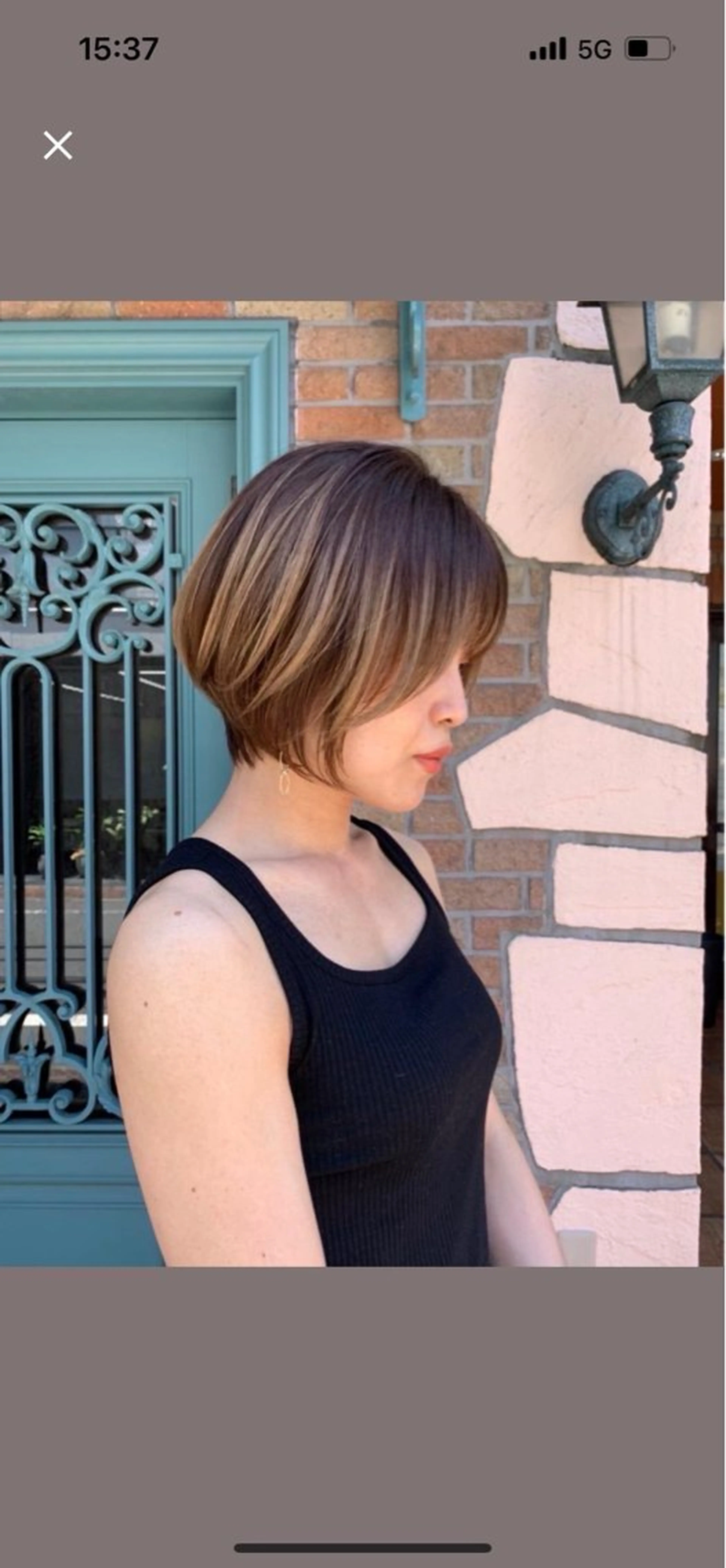 くびれショート・韓国風ショート💇‍♀️小顔効果も✨似合わせカット+トリートメントの写真