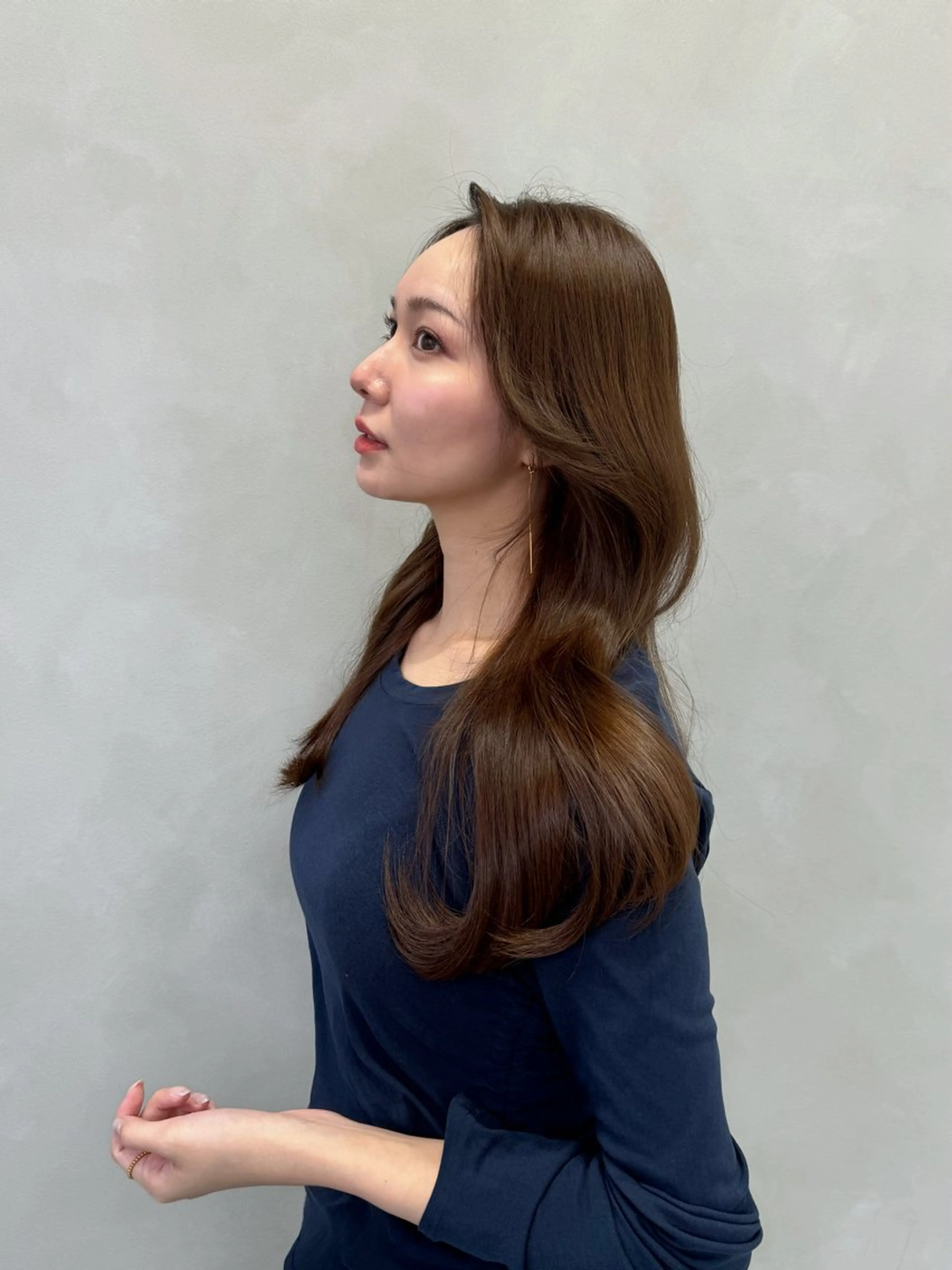 ロング カット トリートメント 韓国ヘア🇰🇷 YUKINAのヘアスタイル