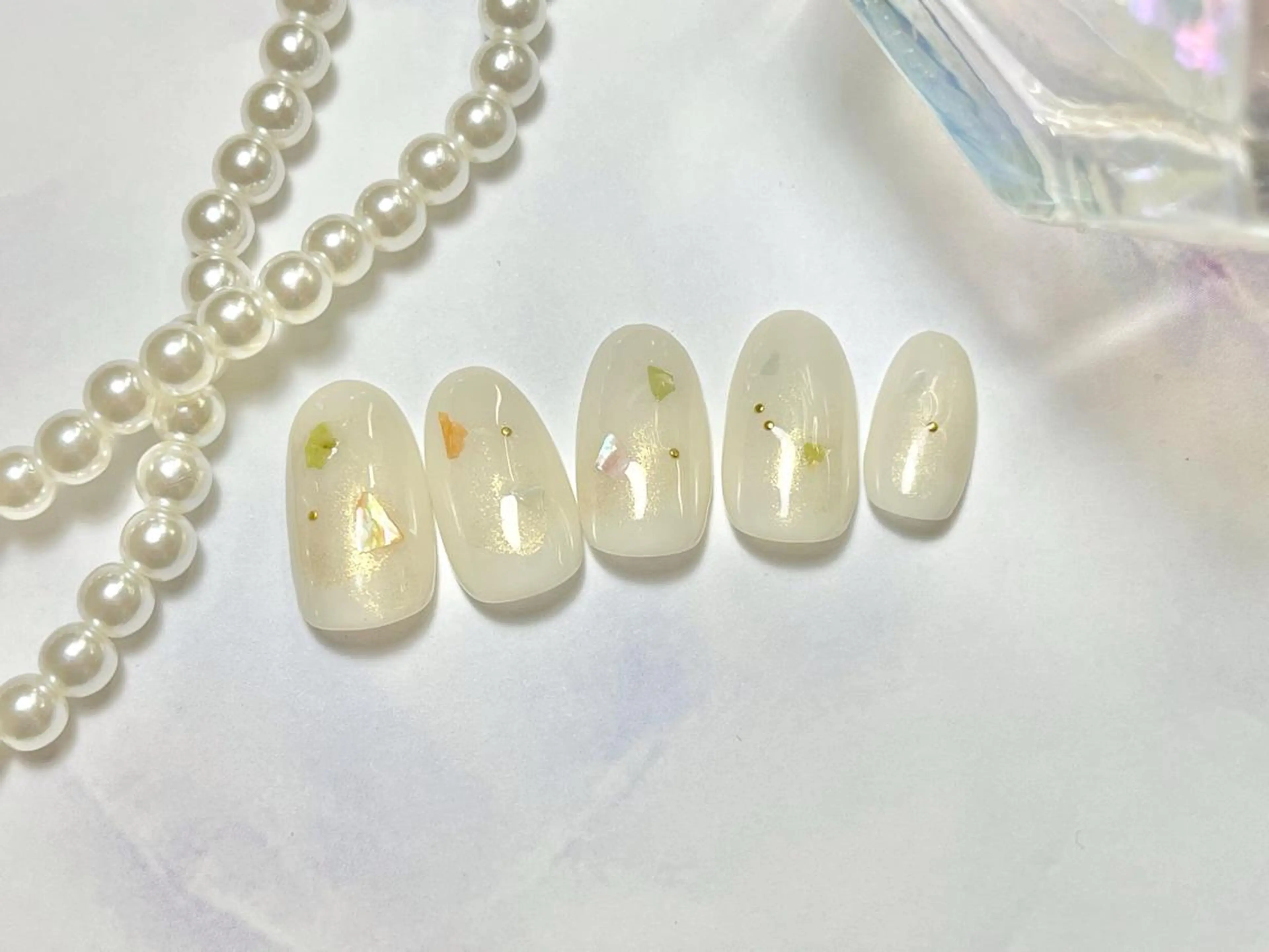 ネイル ハンドネイル ネイルPetit Ribbonのネイルデザイン