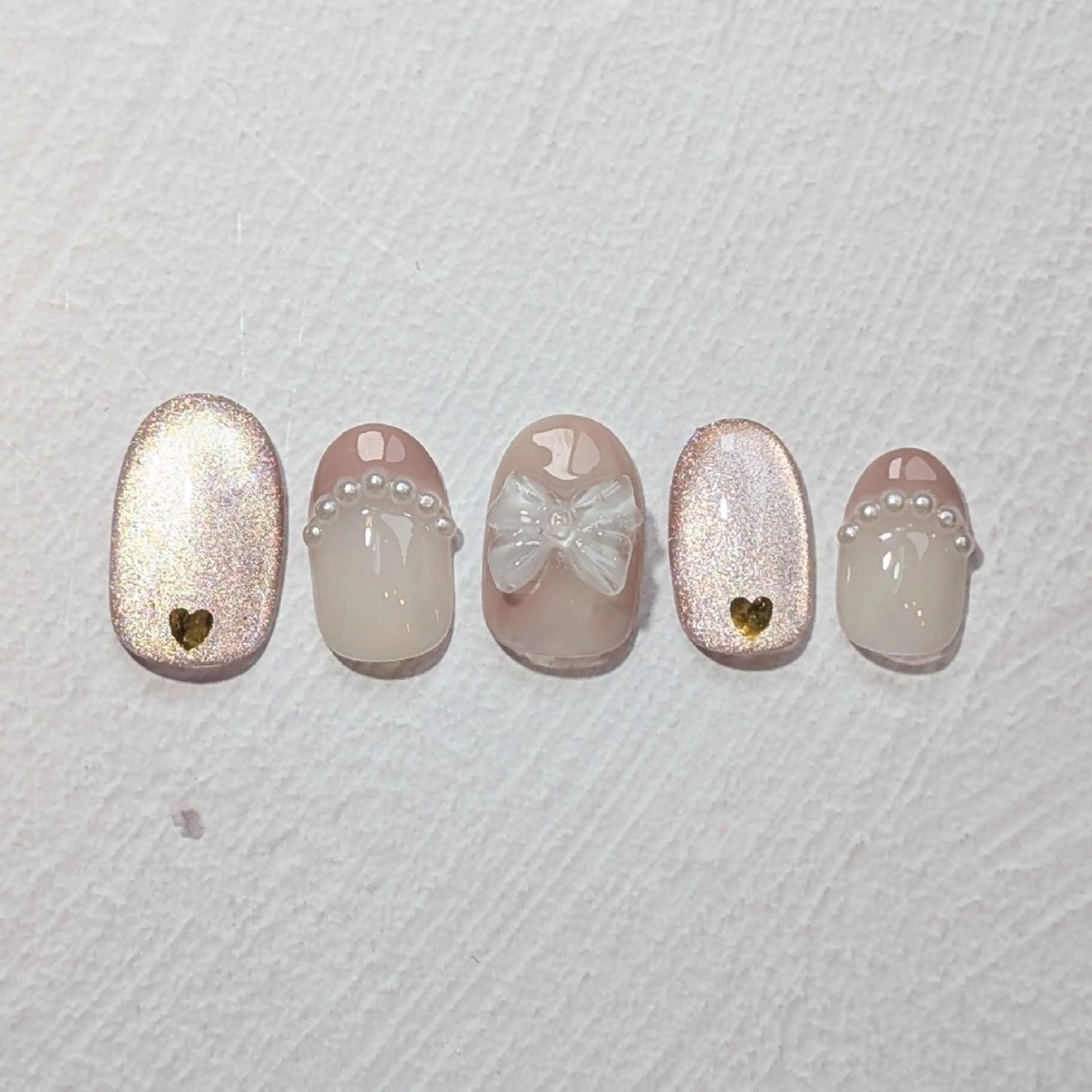 ネイル フレンチネイル ガーリー マグネットネイル ニュアンスネイル ピンク Nail salon Euphoria所属・Euphoria 【 suzuki 】のネイルデザイン