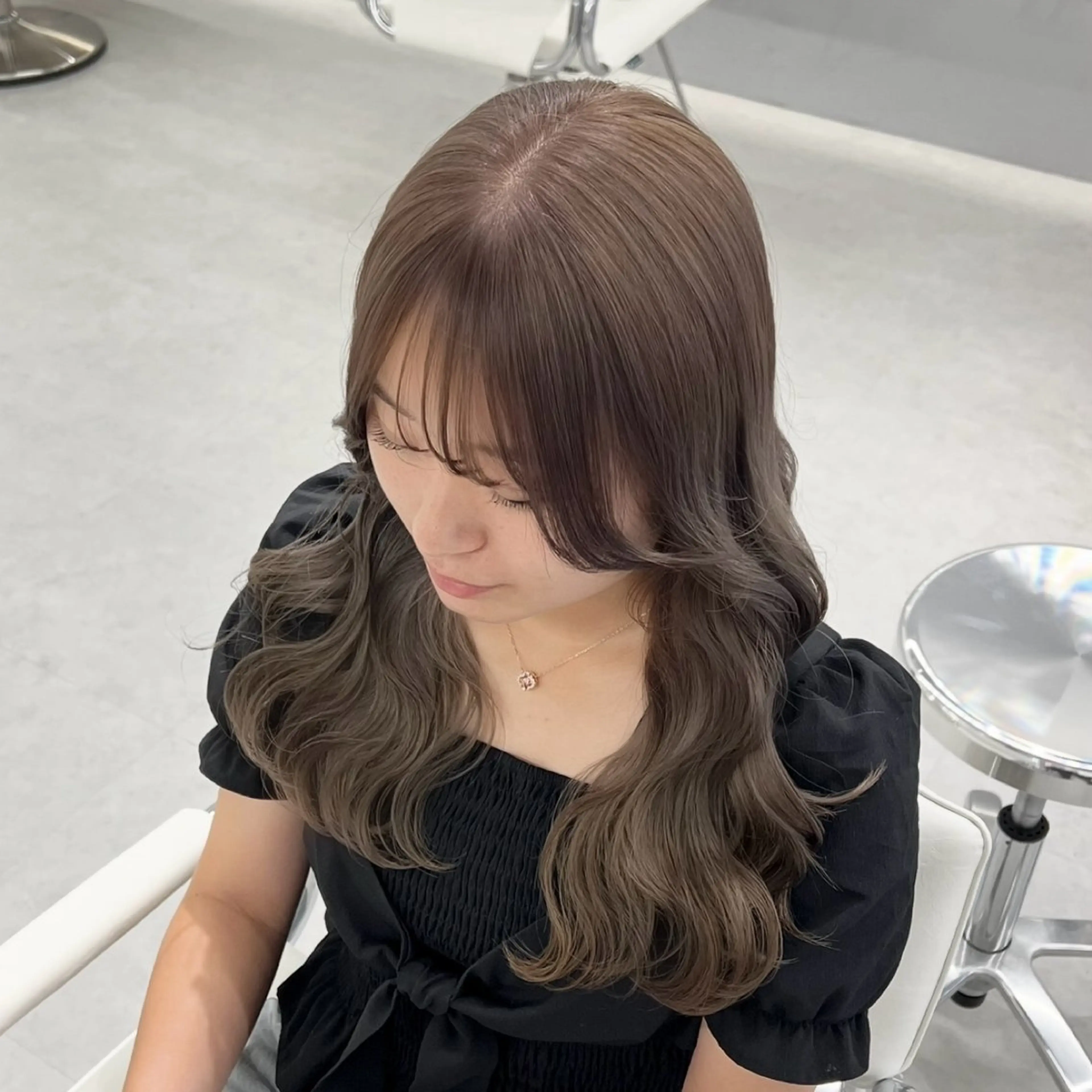 ロング ヘアカラー 美容室lei miu所属・ゆみ／ lei miuのヘアスタイル