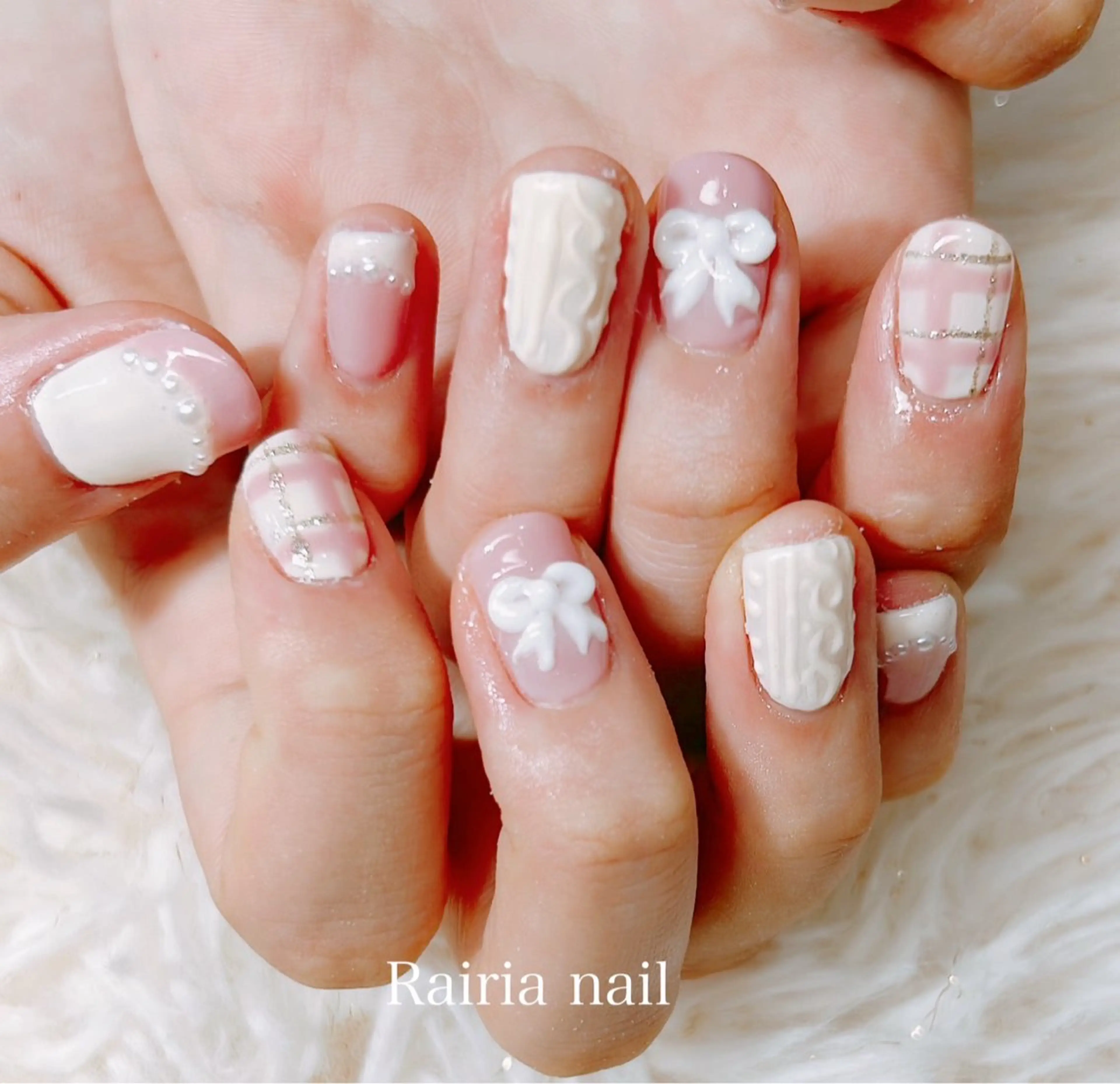 ネイル ハンドネイル Rairia nail&eyelash 小岩店所属・Rairianail MIYUのネイルデザイン