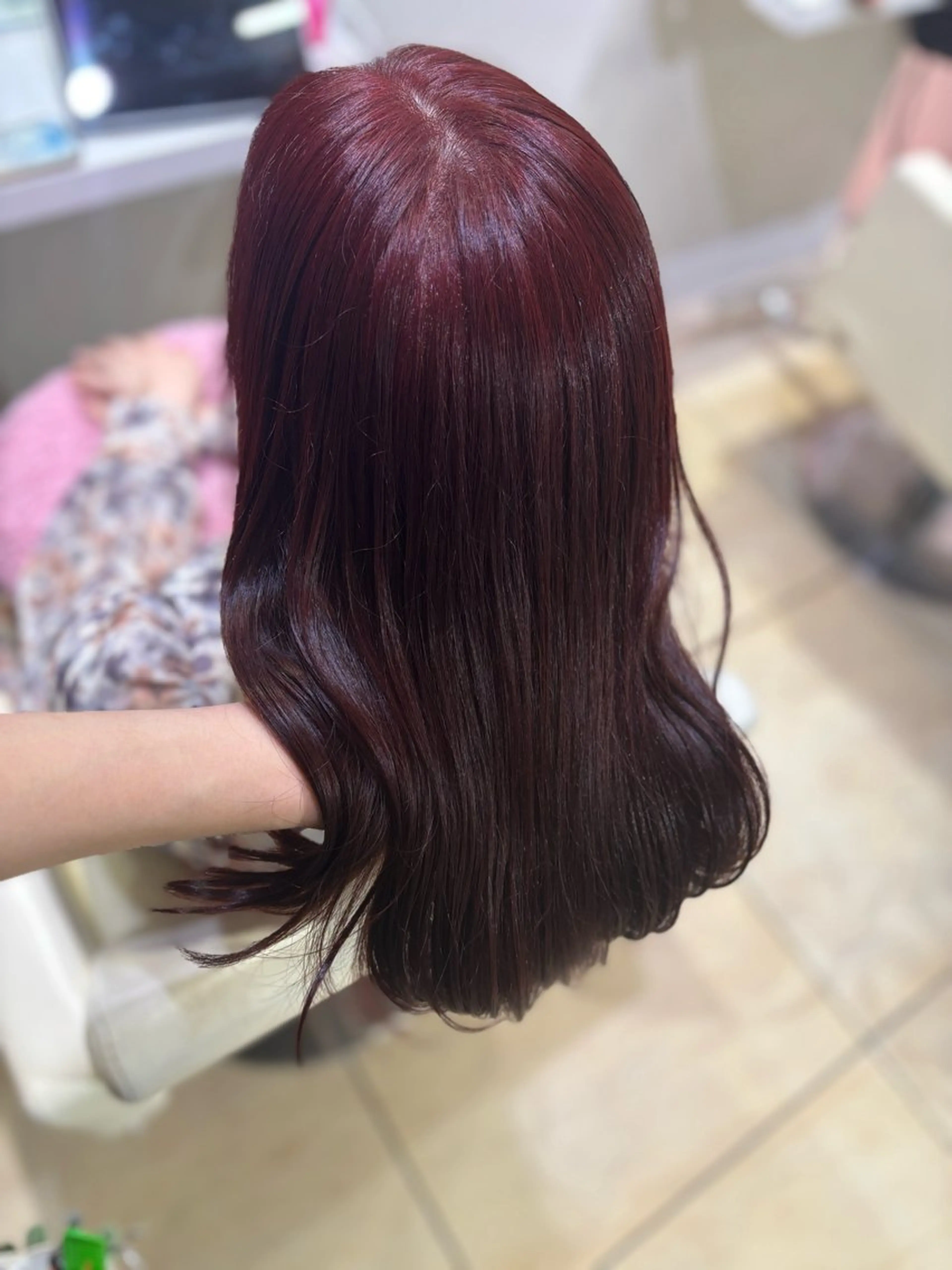 ロング カラー ダブルカラー ヘアカラー トリートメント 暖色カラー/ NOA.⋆𝜗𝜚のヘアスタイル