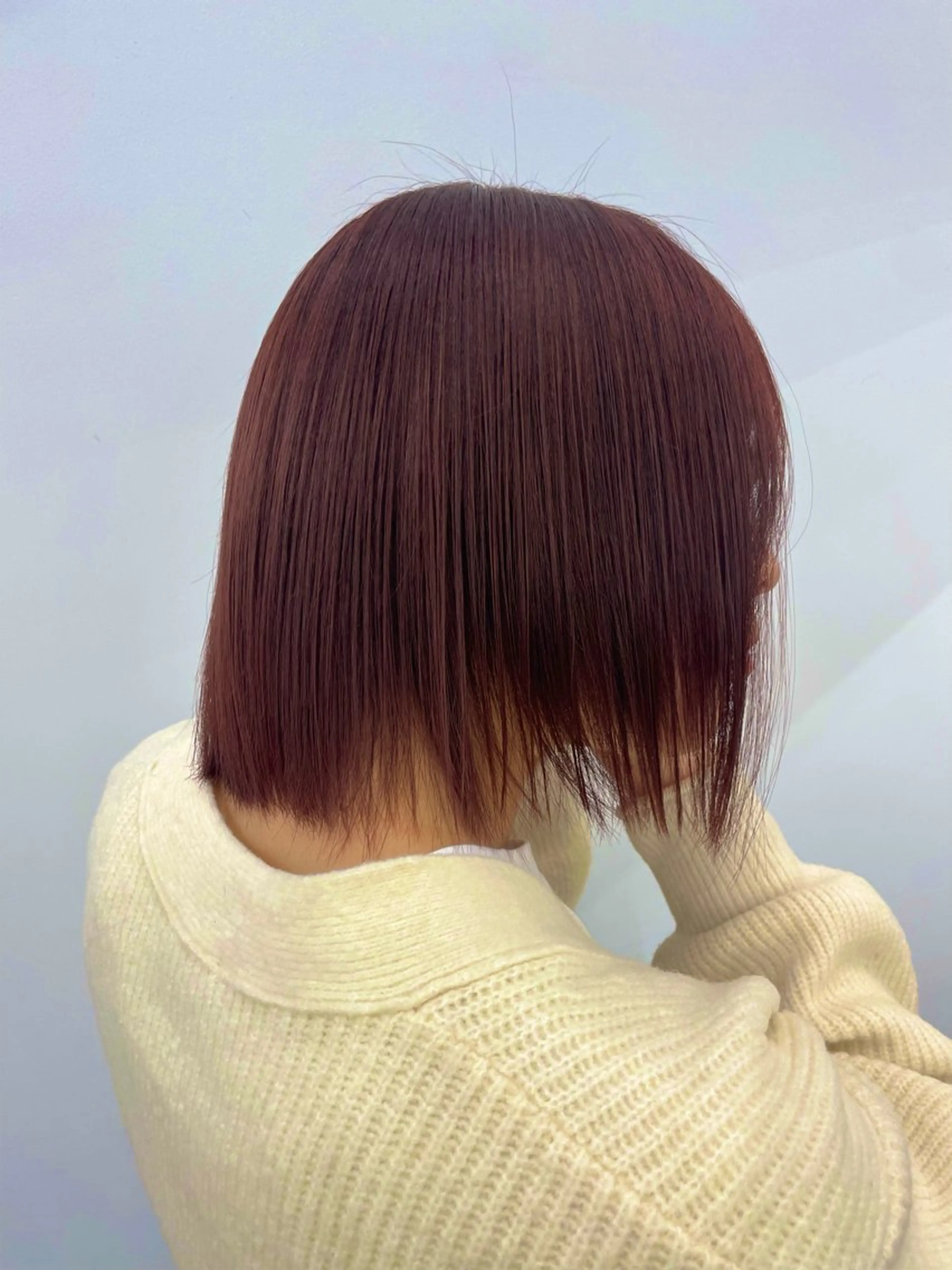 ショート カラー 暖色/ダブルカラー/ レッド/ kanaのヘアスタイル