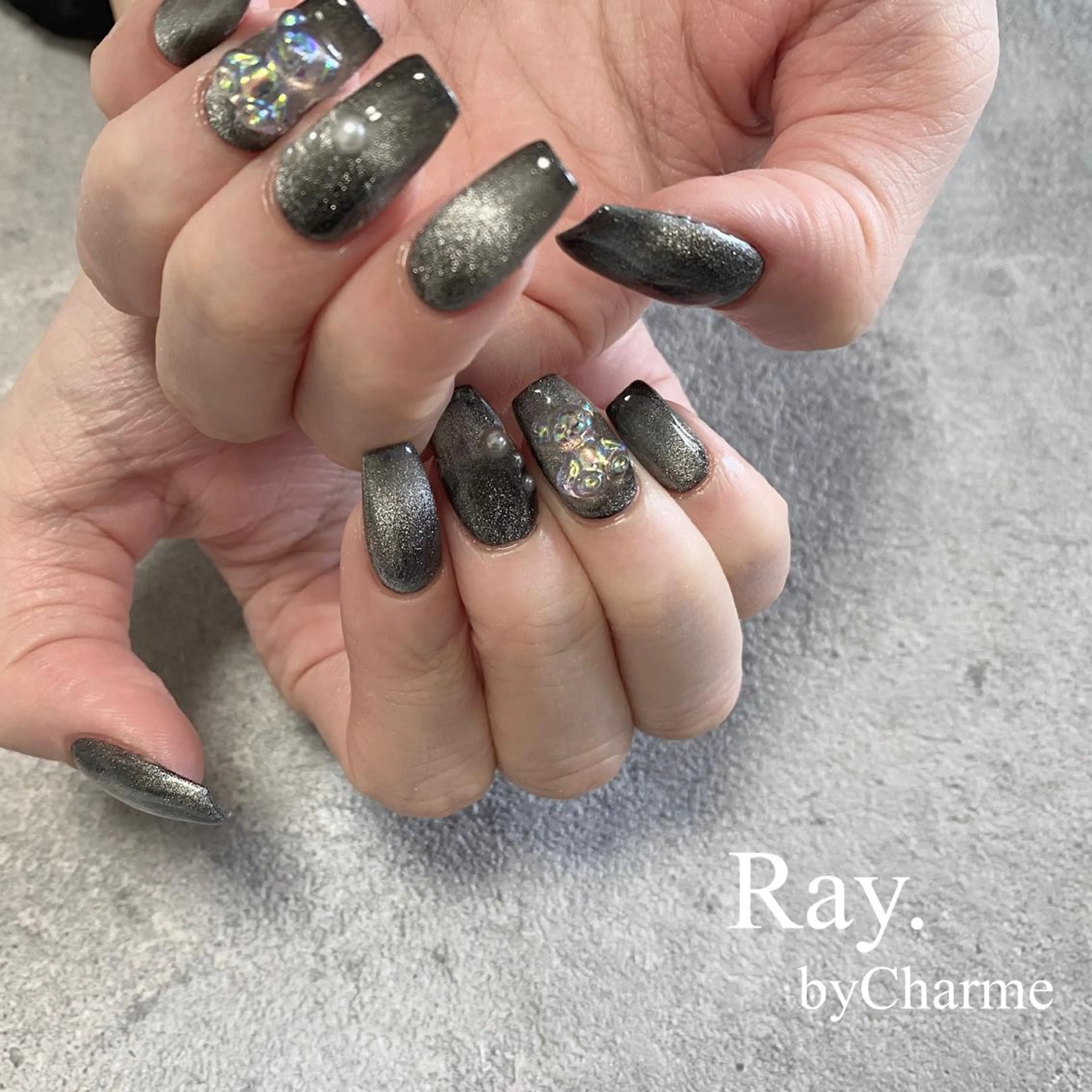 ネイル Ray. /綺麗目ニュアンスのネイルデザイン