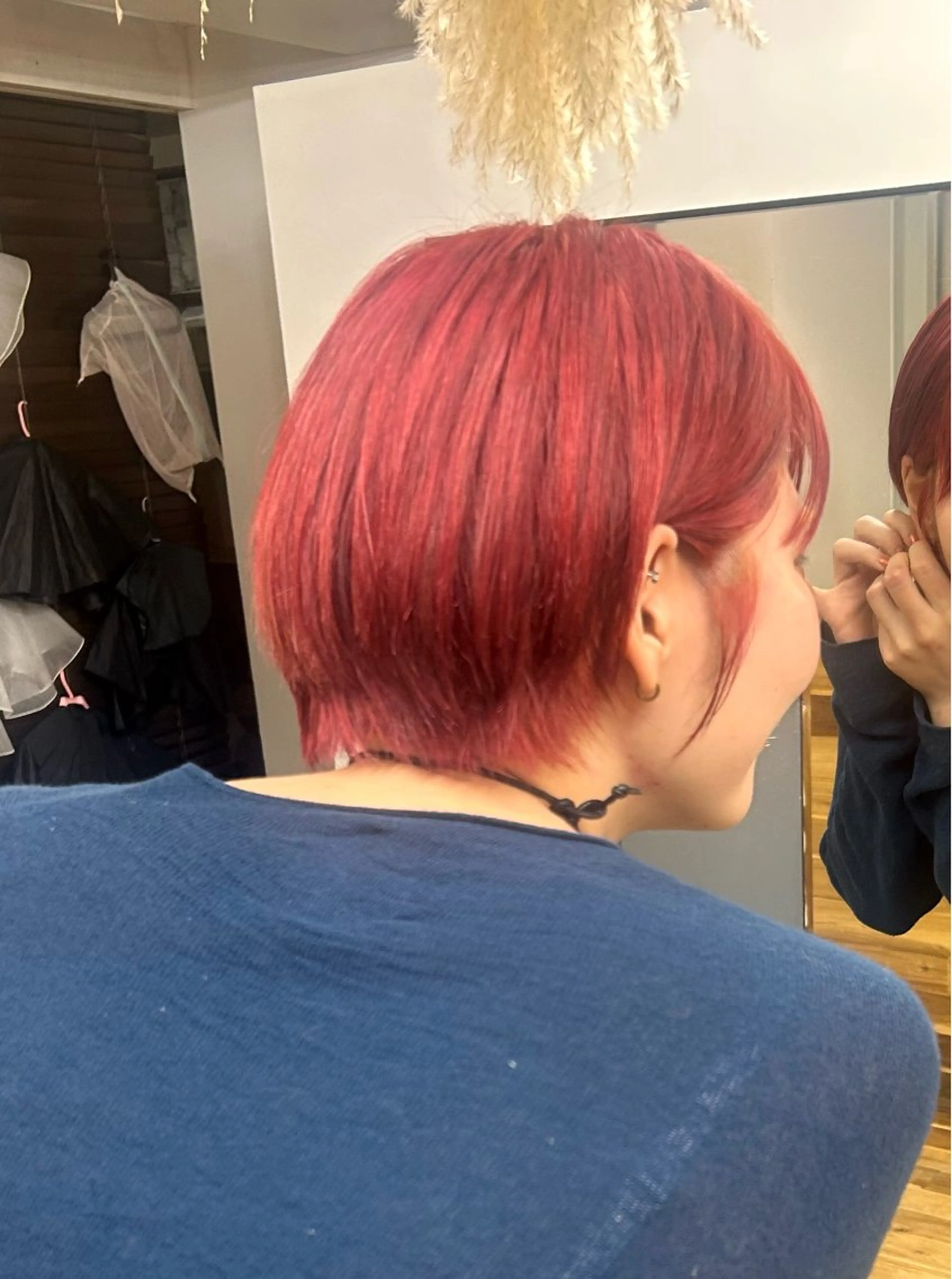 ショート ヘアカラー 谷岡 聖花のヘアスタイル