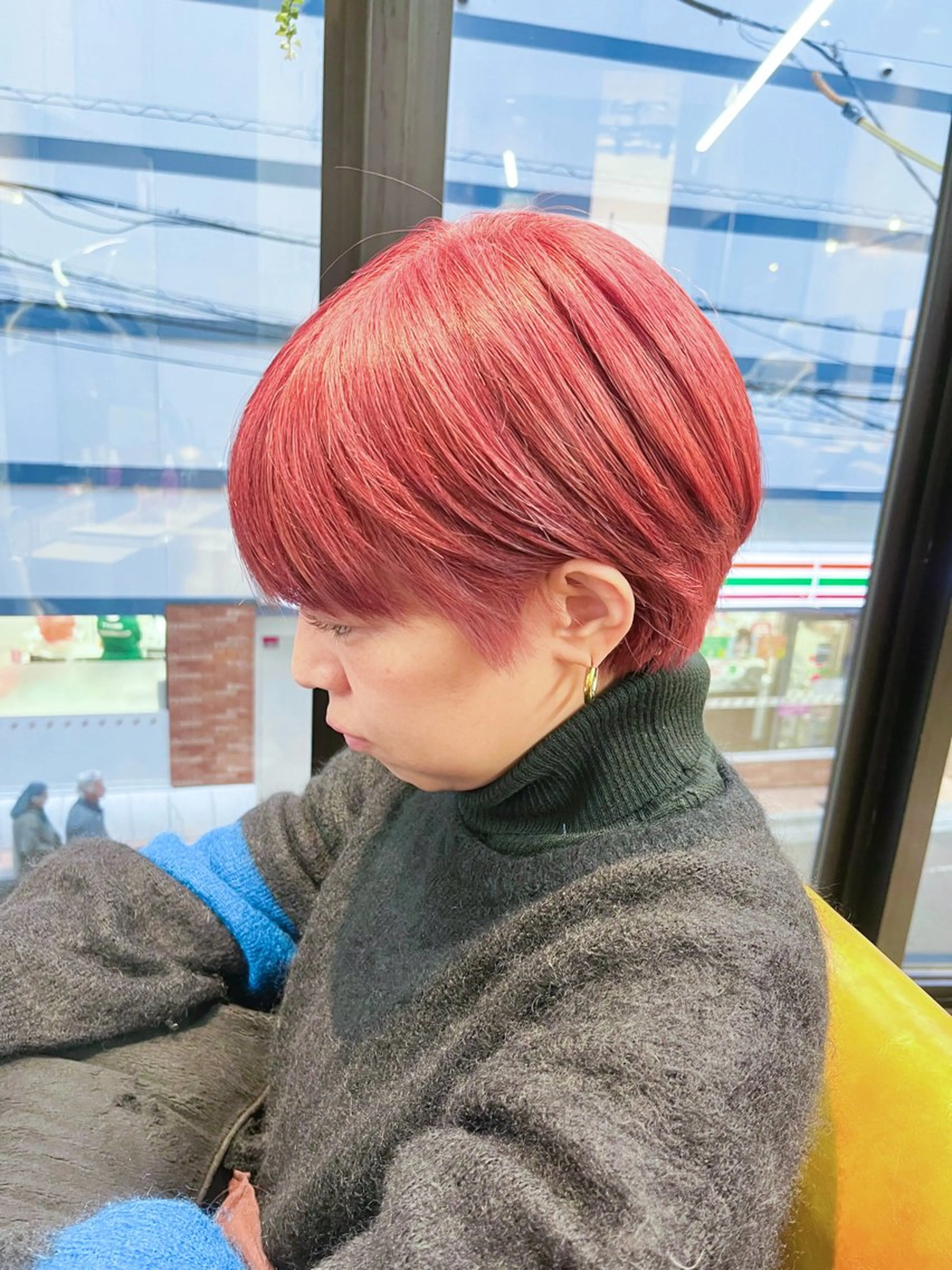 ショート カラー カット ヘアカラー ルーツカラー/ レイヤーカット/井川のヘアスタイル