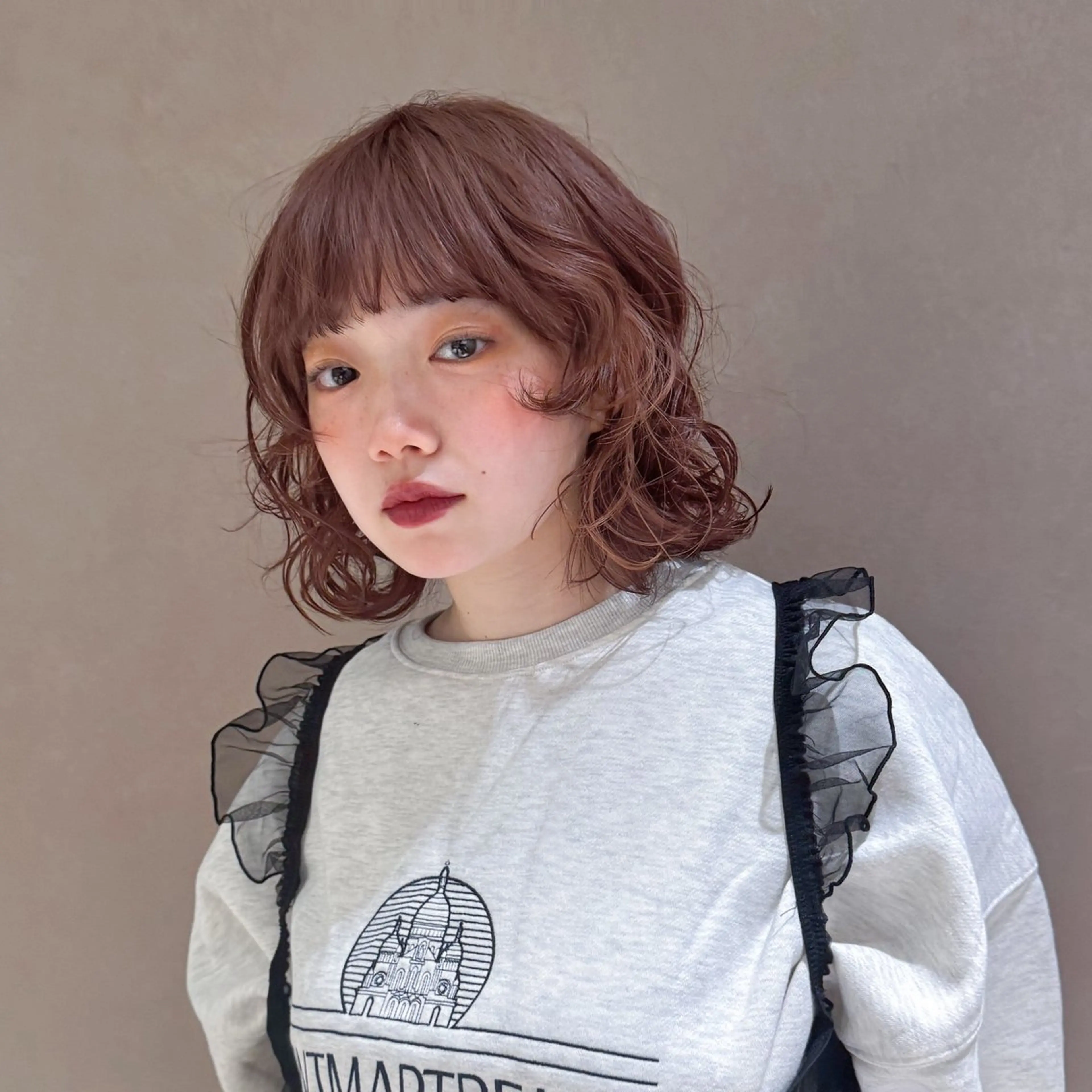 ショート パーマ Aya/ボブパーマ/ /表参道のヘアスタイル