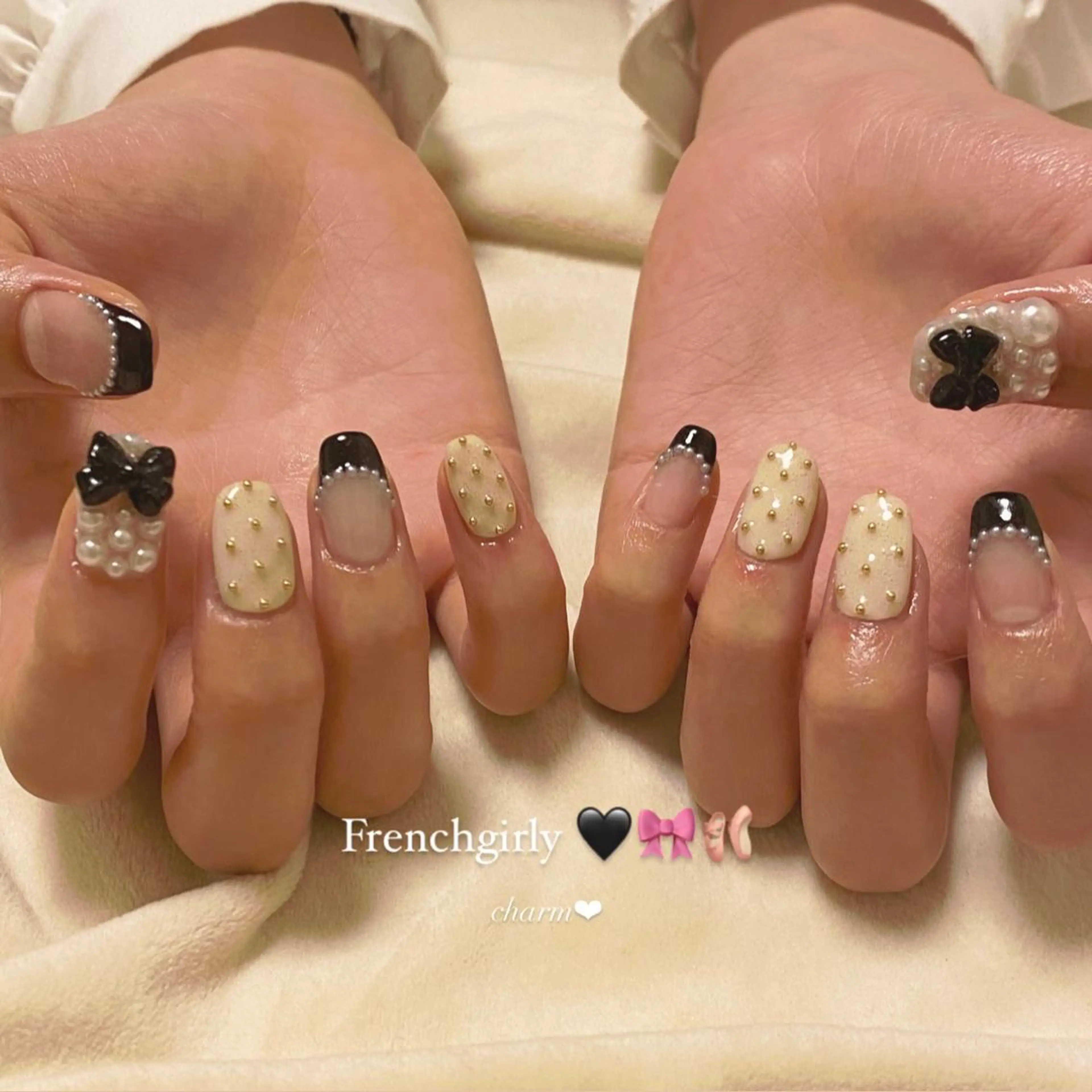 ネイル フレンチネイル ガーリー その他(ネイル) nail salon charmのネイルデザイン