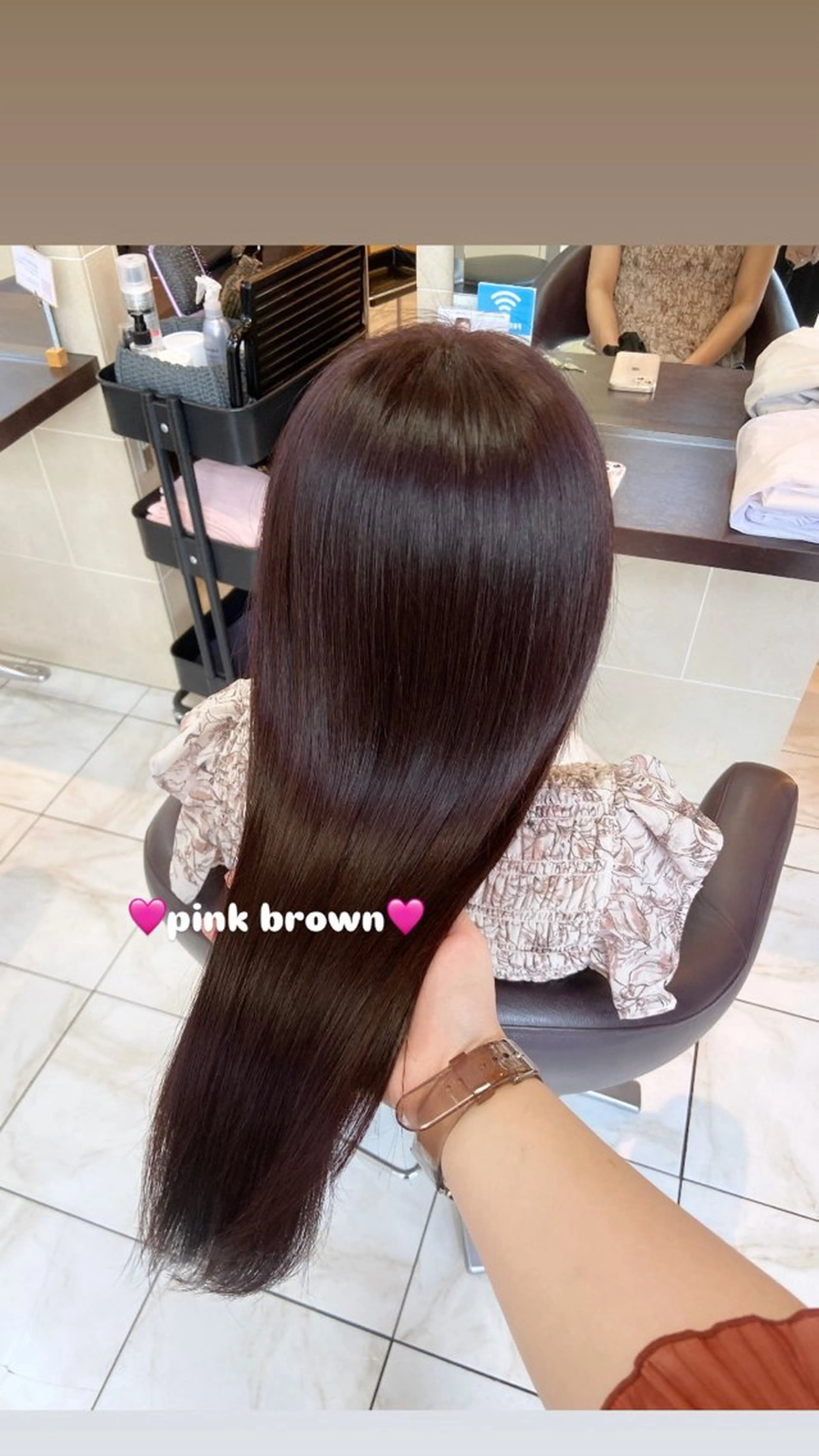 ロング カット ヘアカラー 🎀透明感カラー 🐈ナズナのヘアスタイル