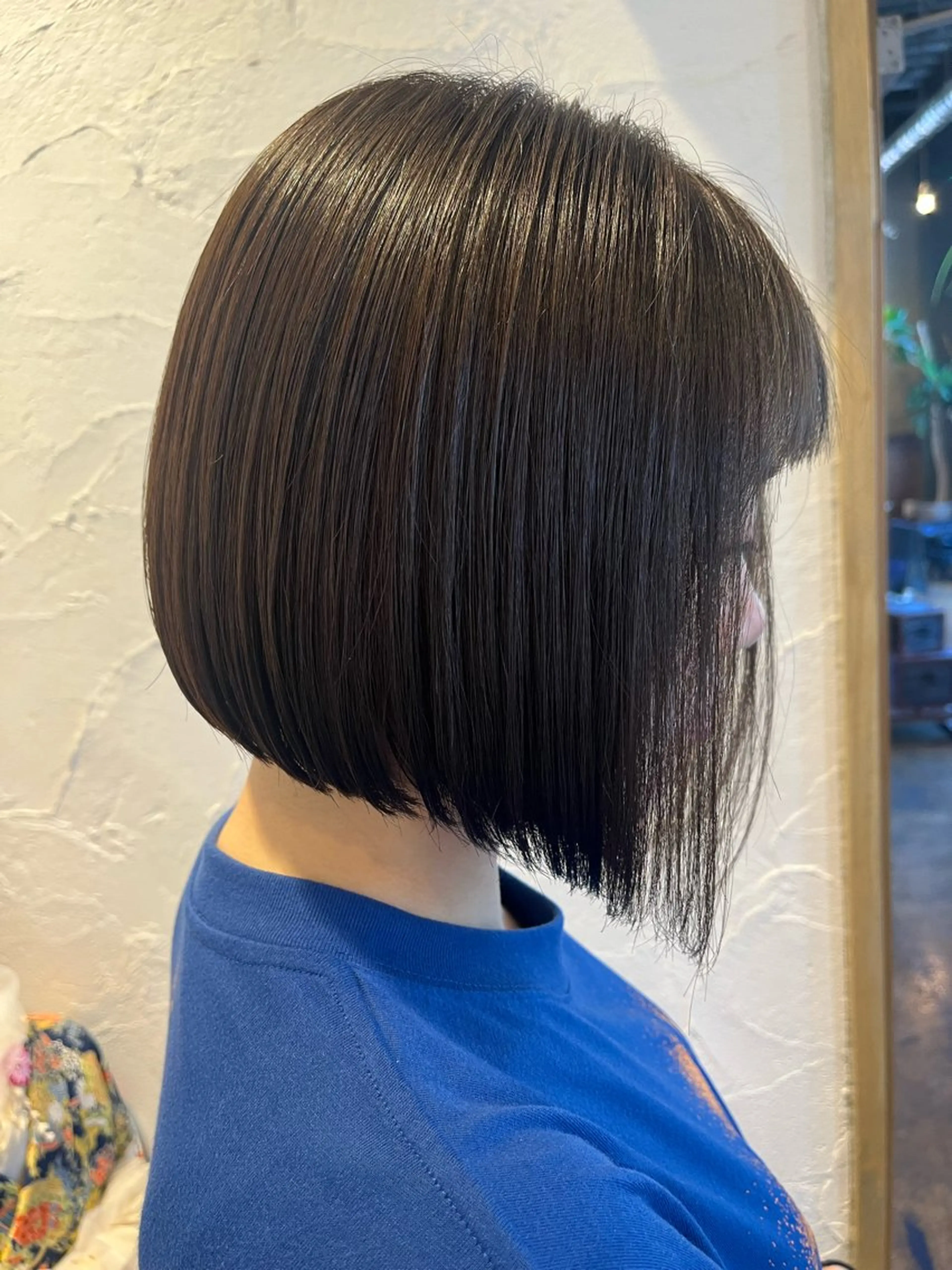 ミディアム カット 赤み消しカラー 🩵かりんのヘアスタイル